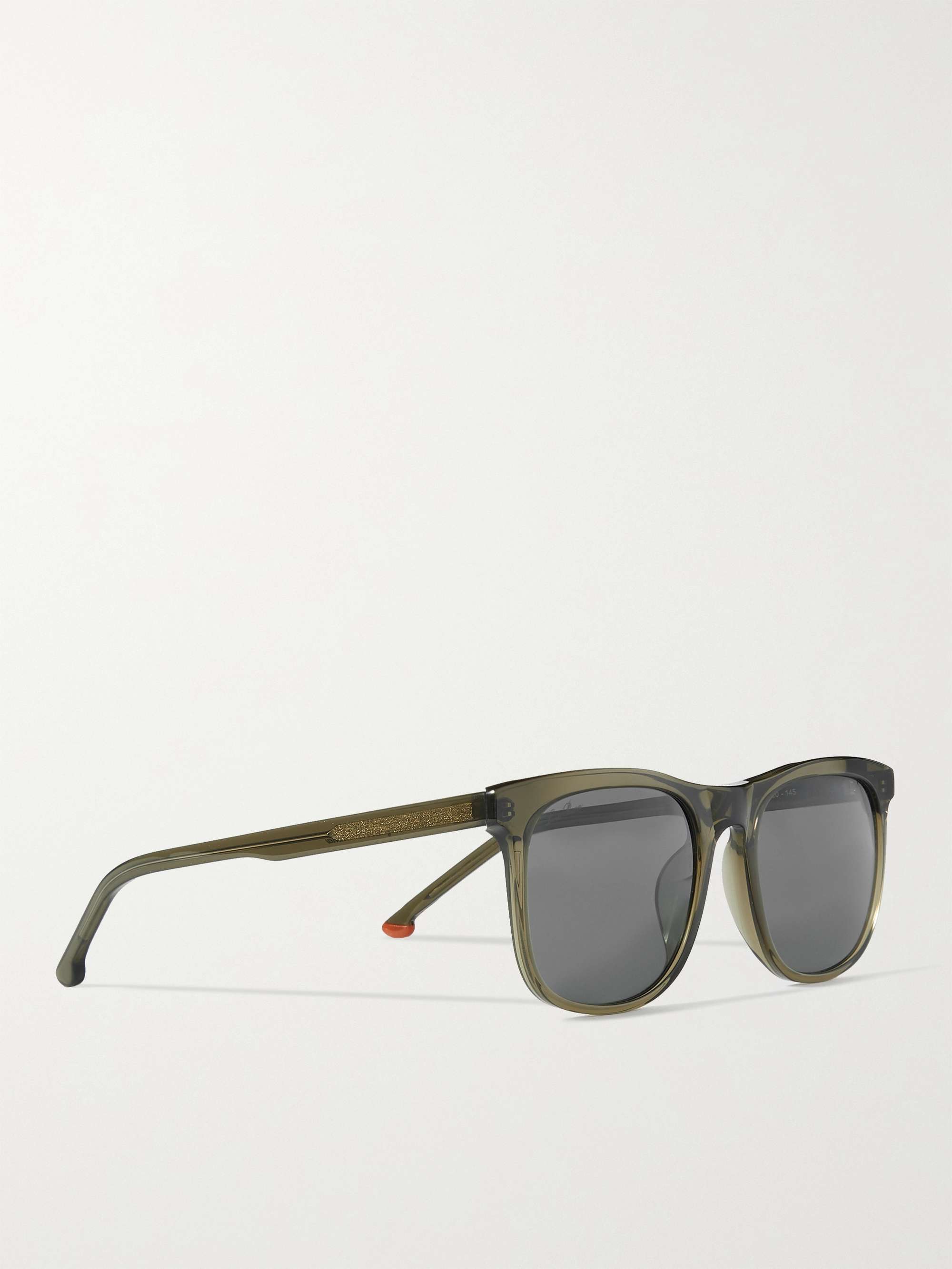 LORO PIANA Traveller 53 Square-Frame Acetate Sunglasses