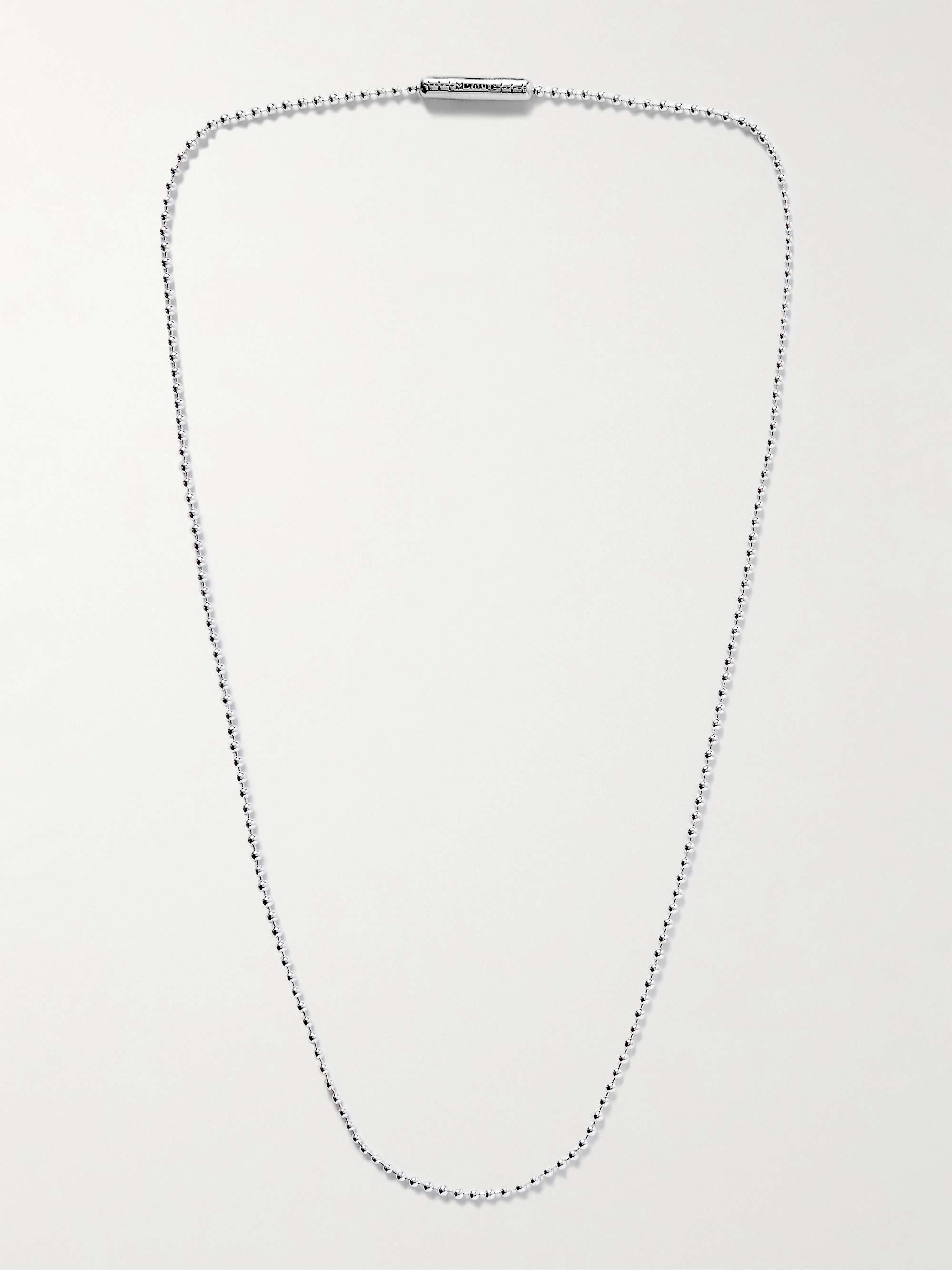 MAPLE Sterling Silver Chain Necklace
