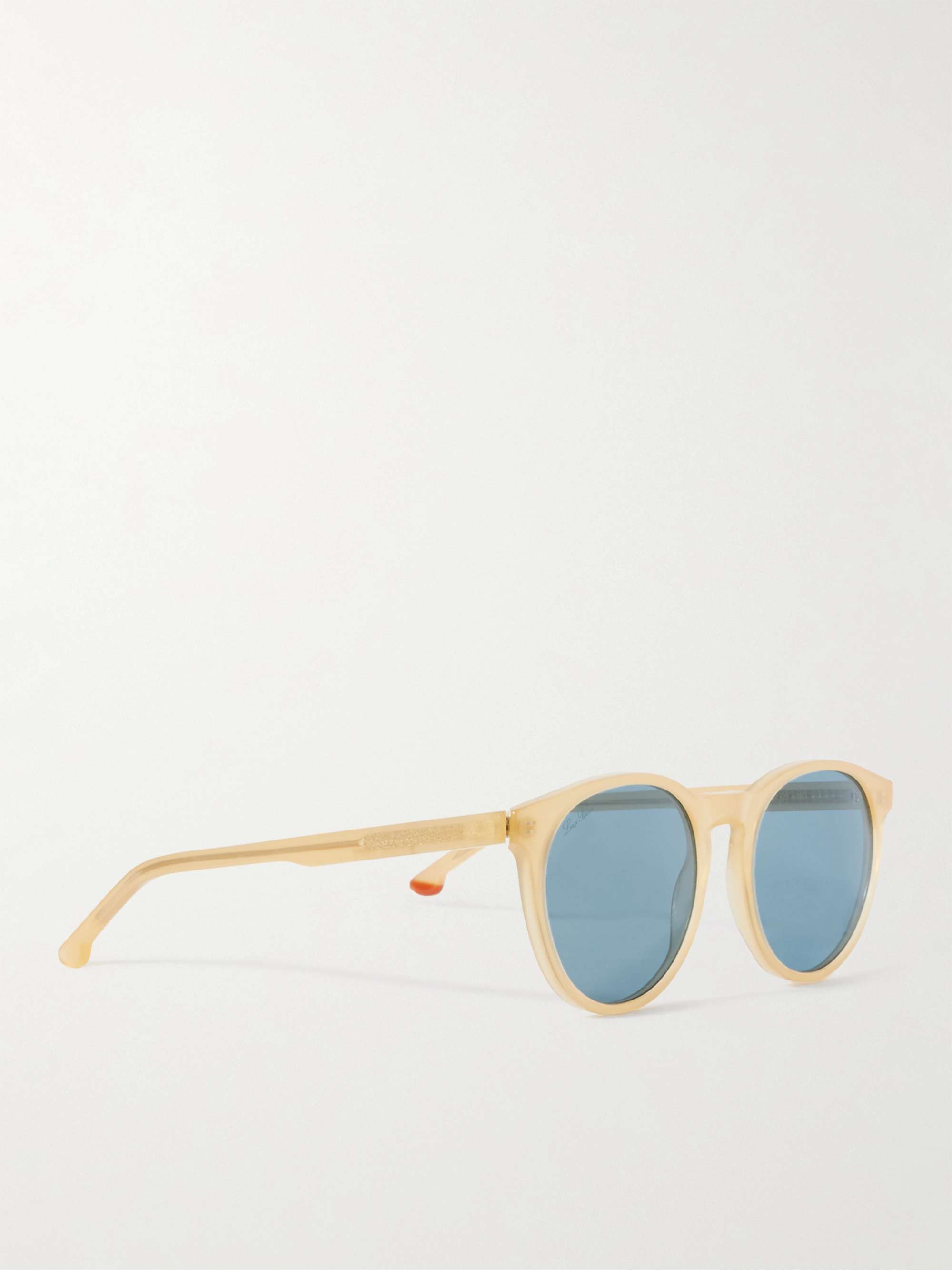 LORO PIANA Maremma 52 Round-Frame Acetate Sunglasses