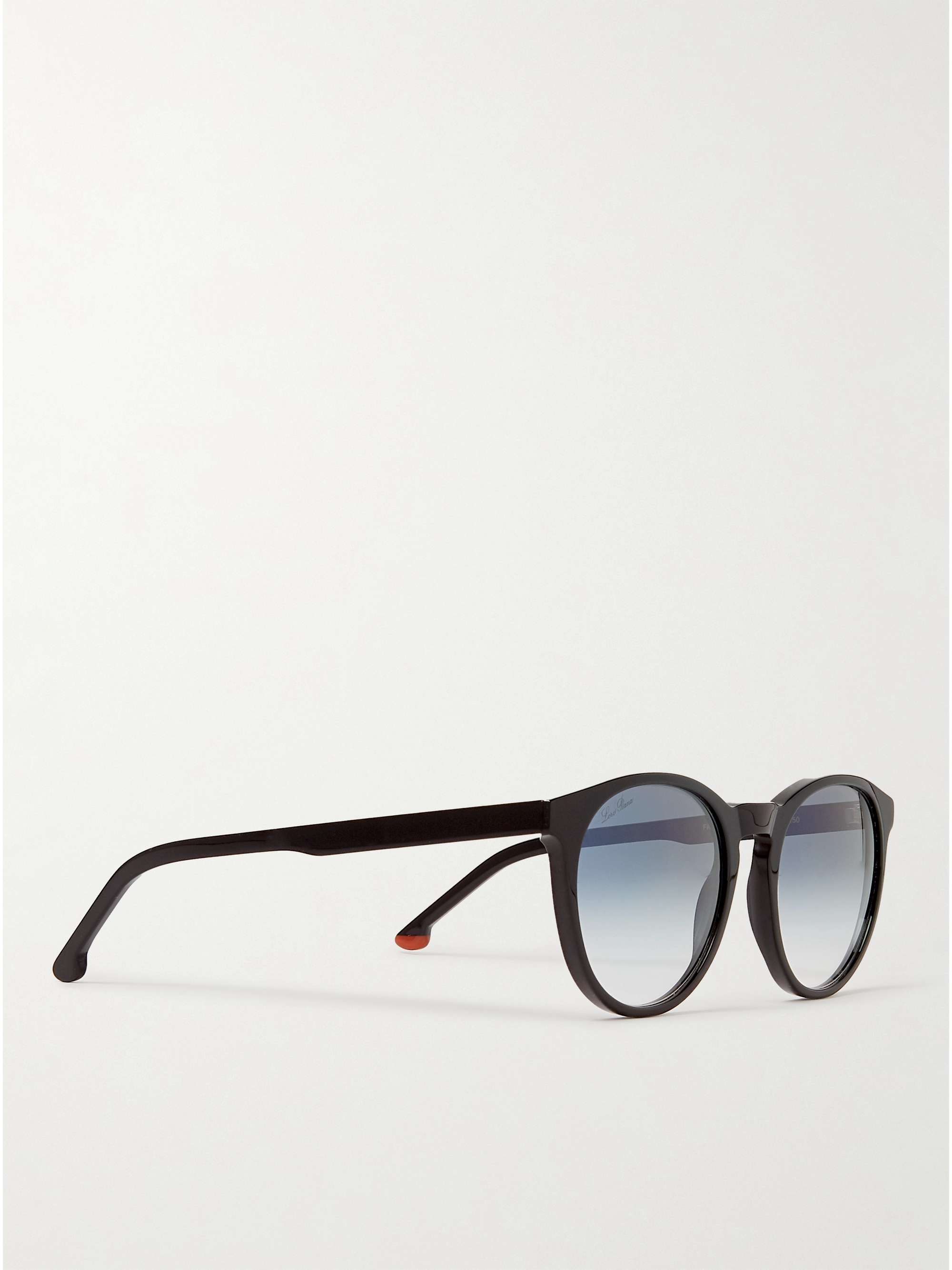 LORO PIANA Maremma 52 Round-Frame Acetate Sunglasses