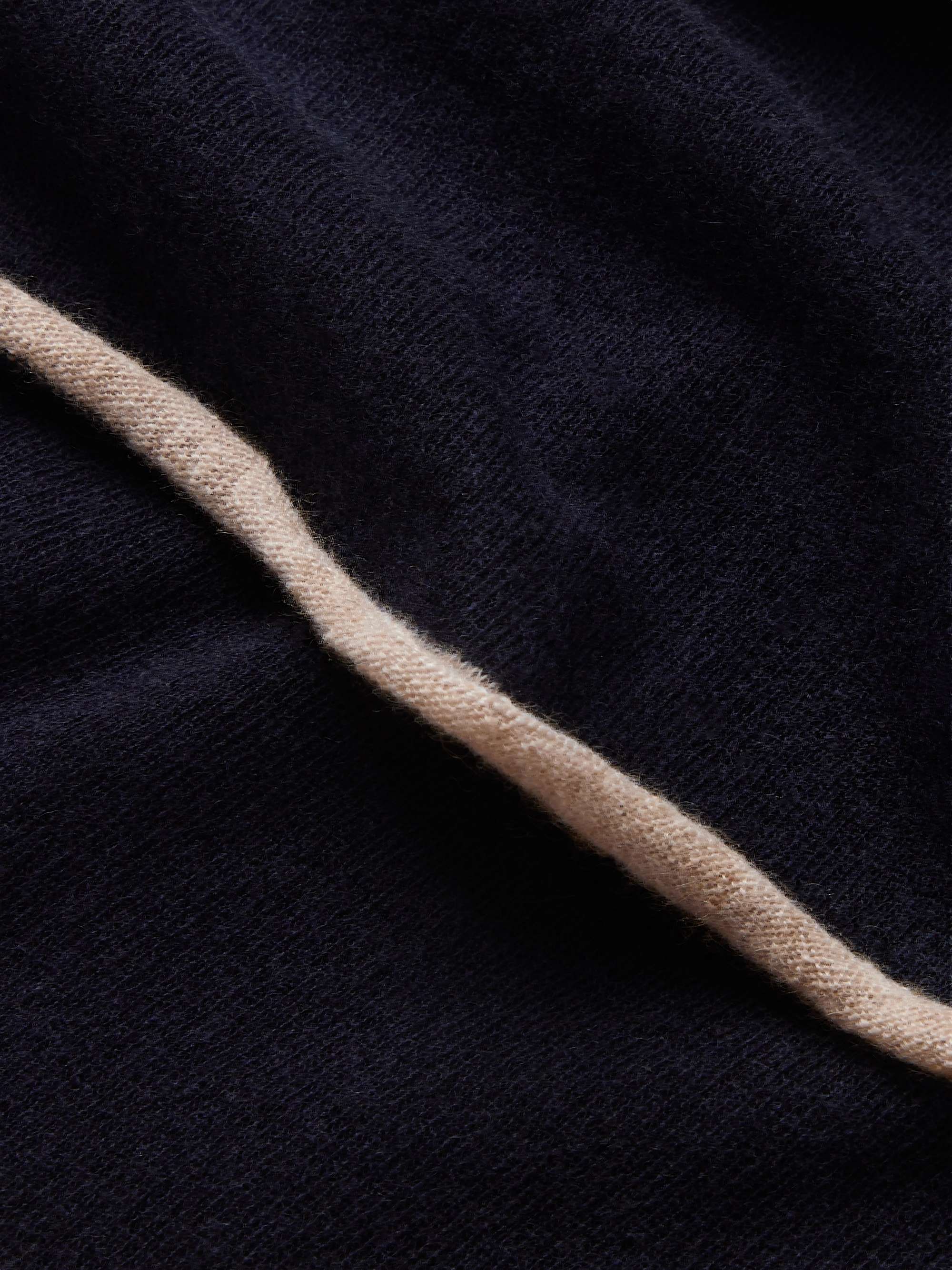 BRUNELLO CUCINELLI Contrast-Tipped Cashmere Scarf