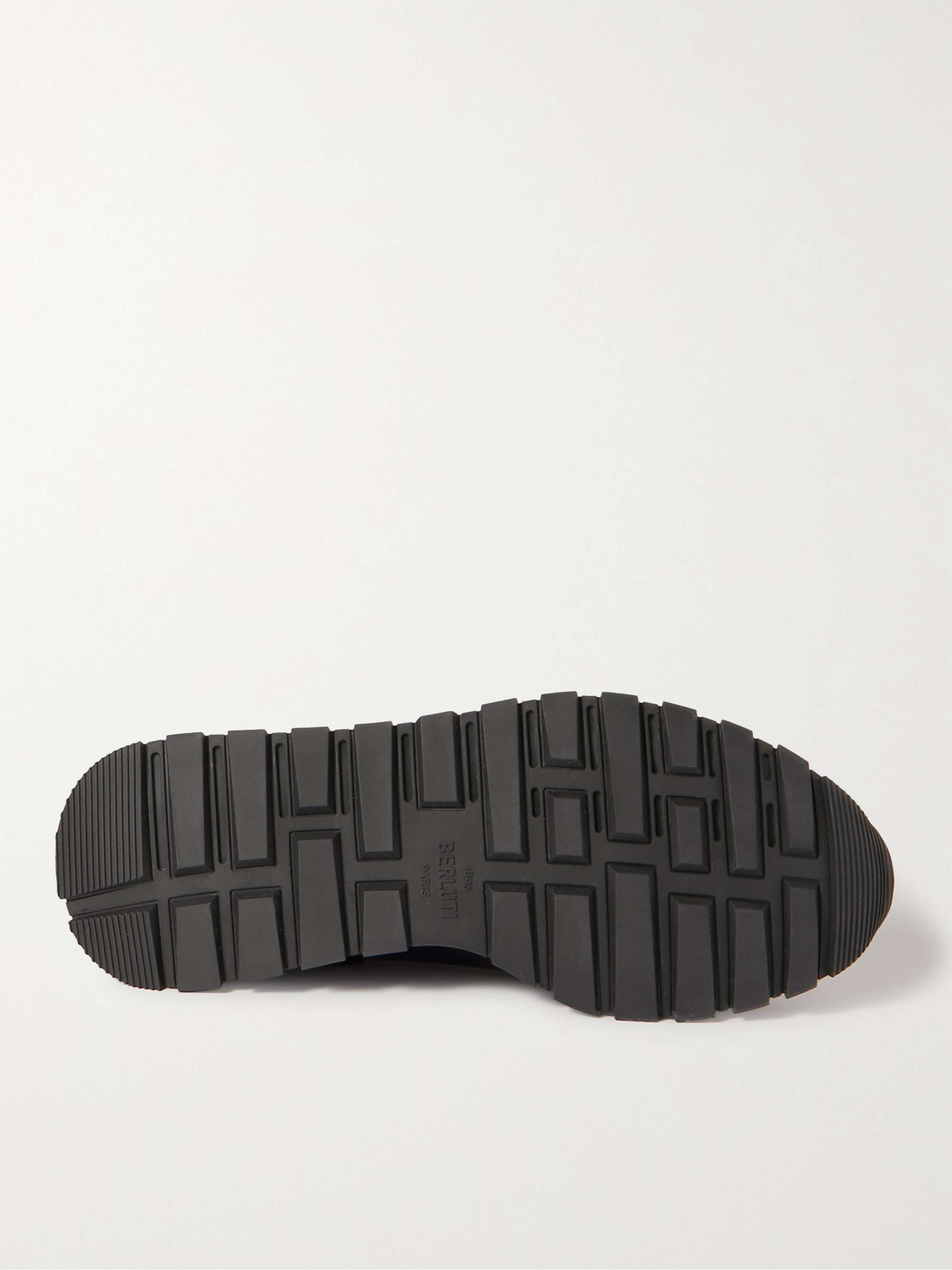 BERLUTI Fast Track Scritto Venezia Leather Sneakers