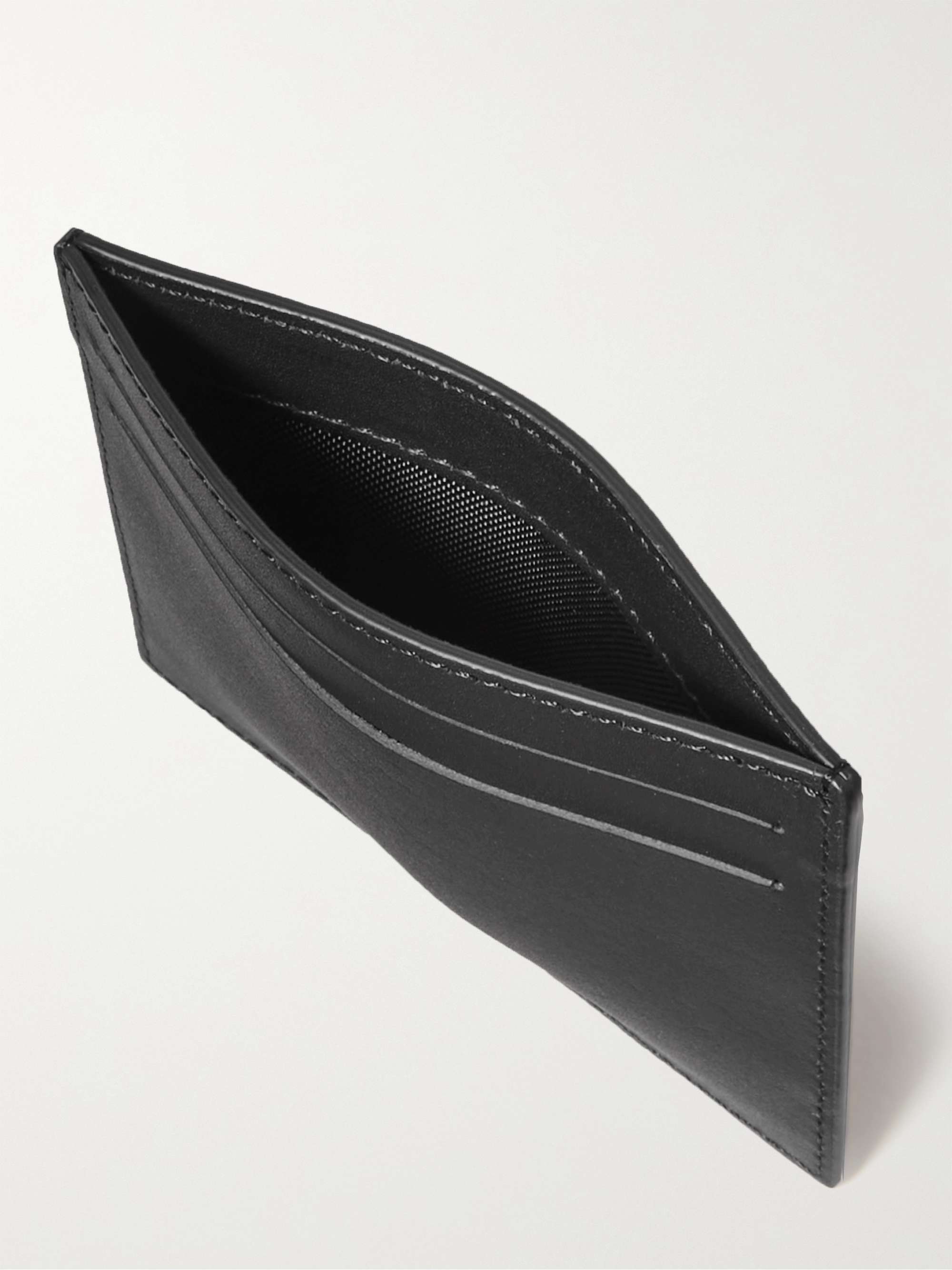 WANT LES ESSENTIELS Branson Logo-Debossed Textured and Smooth Leather Cardholder