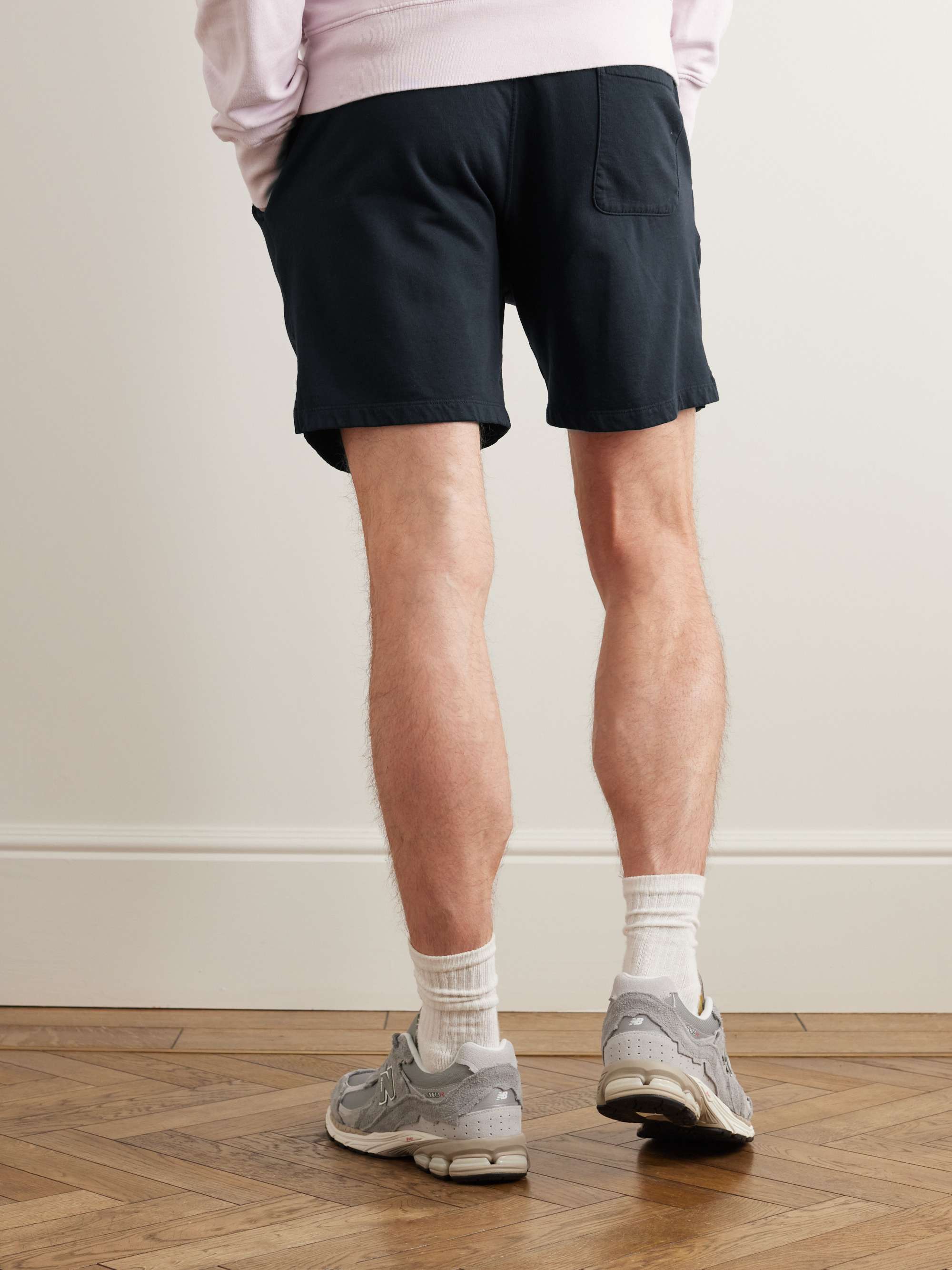 SAVE KHAKI UNITED Straight-Leg Supima Cotton-Jersey Shorts