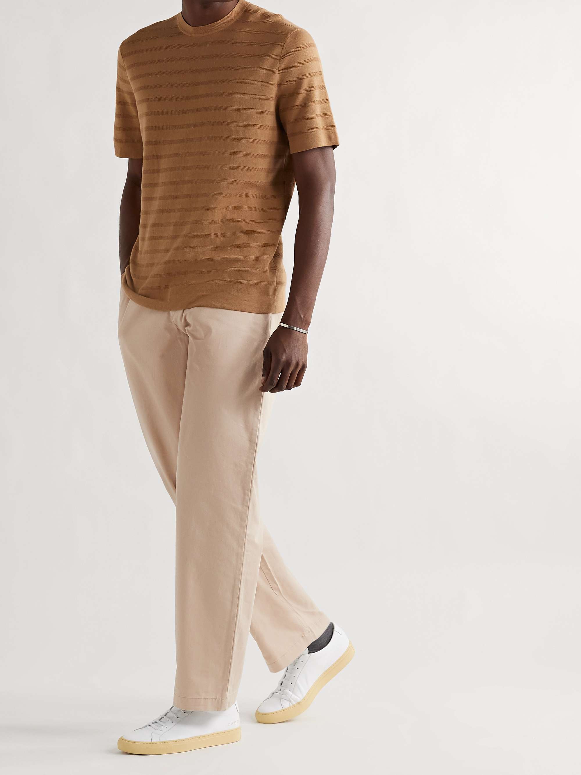 CLUB MONACO Logan Stretch-Cotton Twill Chinos