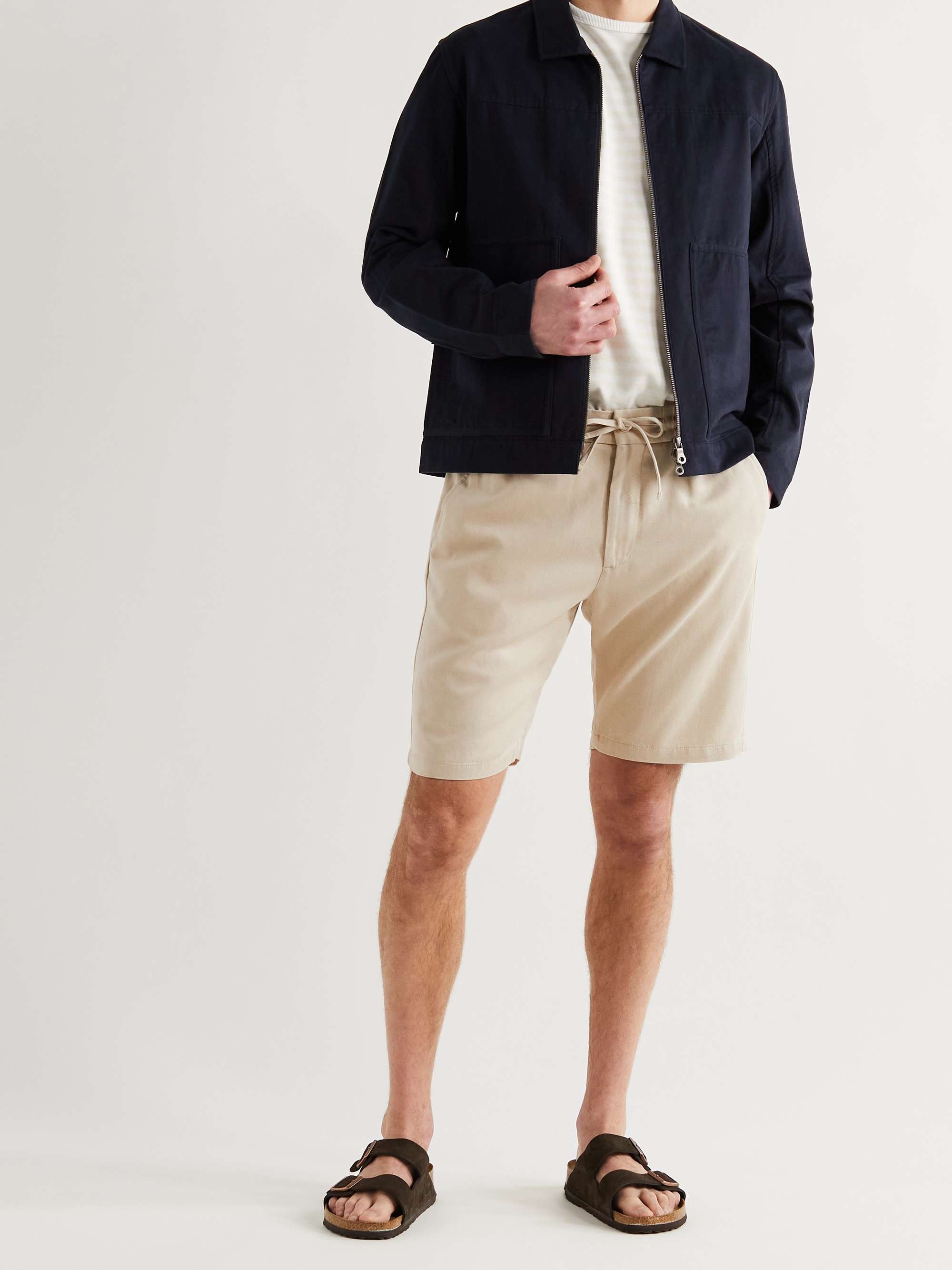 NN07 Seb Lyocell Drawstring Shorts