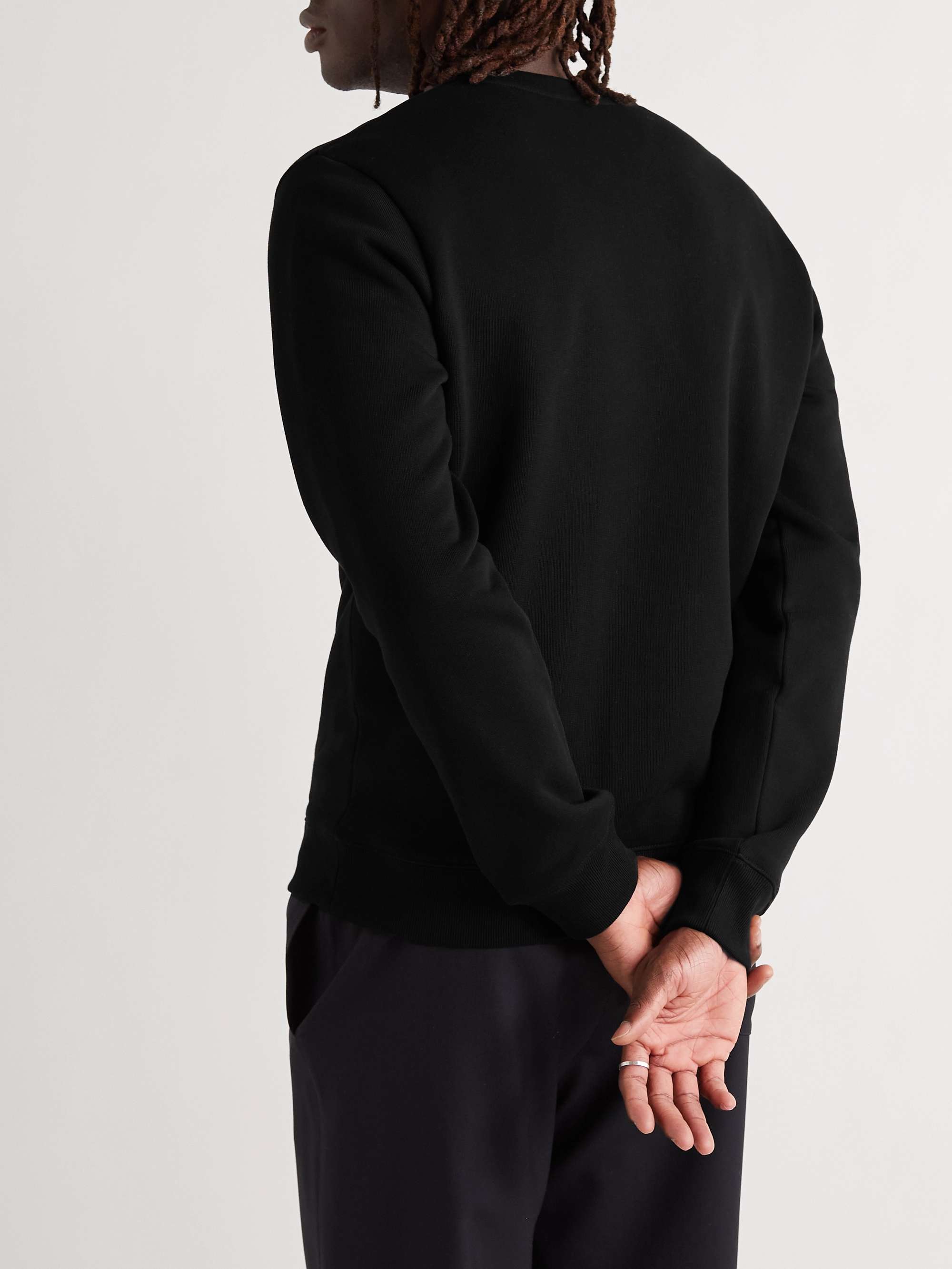 LOEWE Logo-Embroidered Cotton-Jersey Sweatshirt