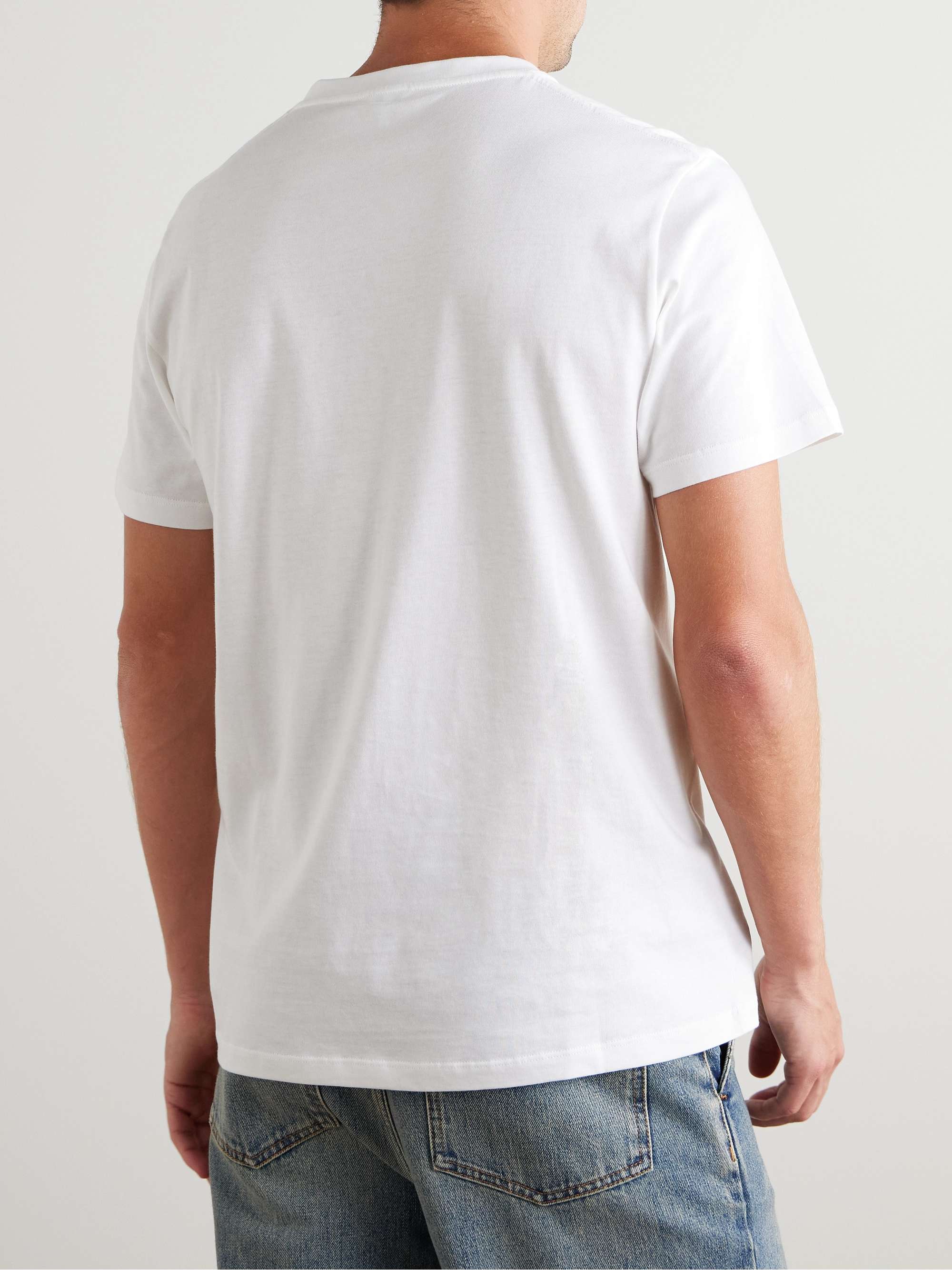 LOEWE Logo-Embroidered Cotton-Jersey T-Shirt
