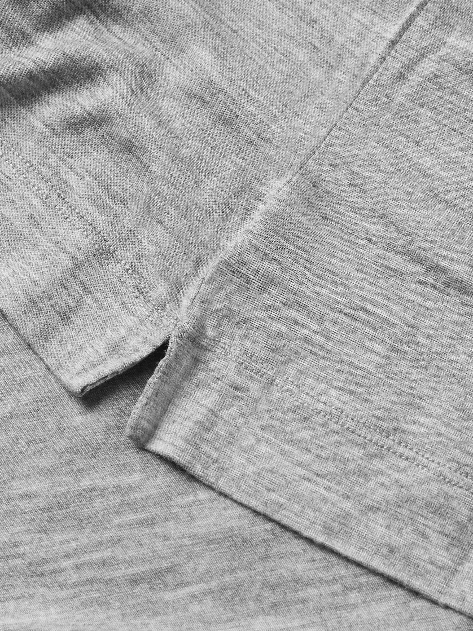INCOTEX Slim-Fit Virgin Wool Polo Shirt