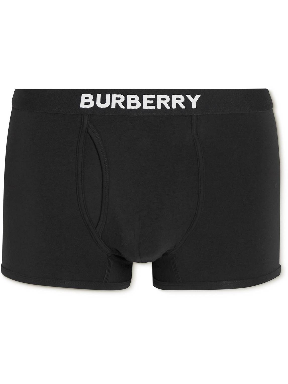 Burberry Logo-print Boxer Shorts In Black