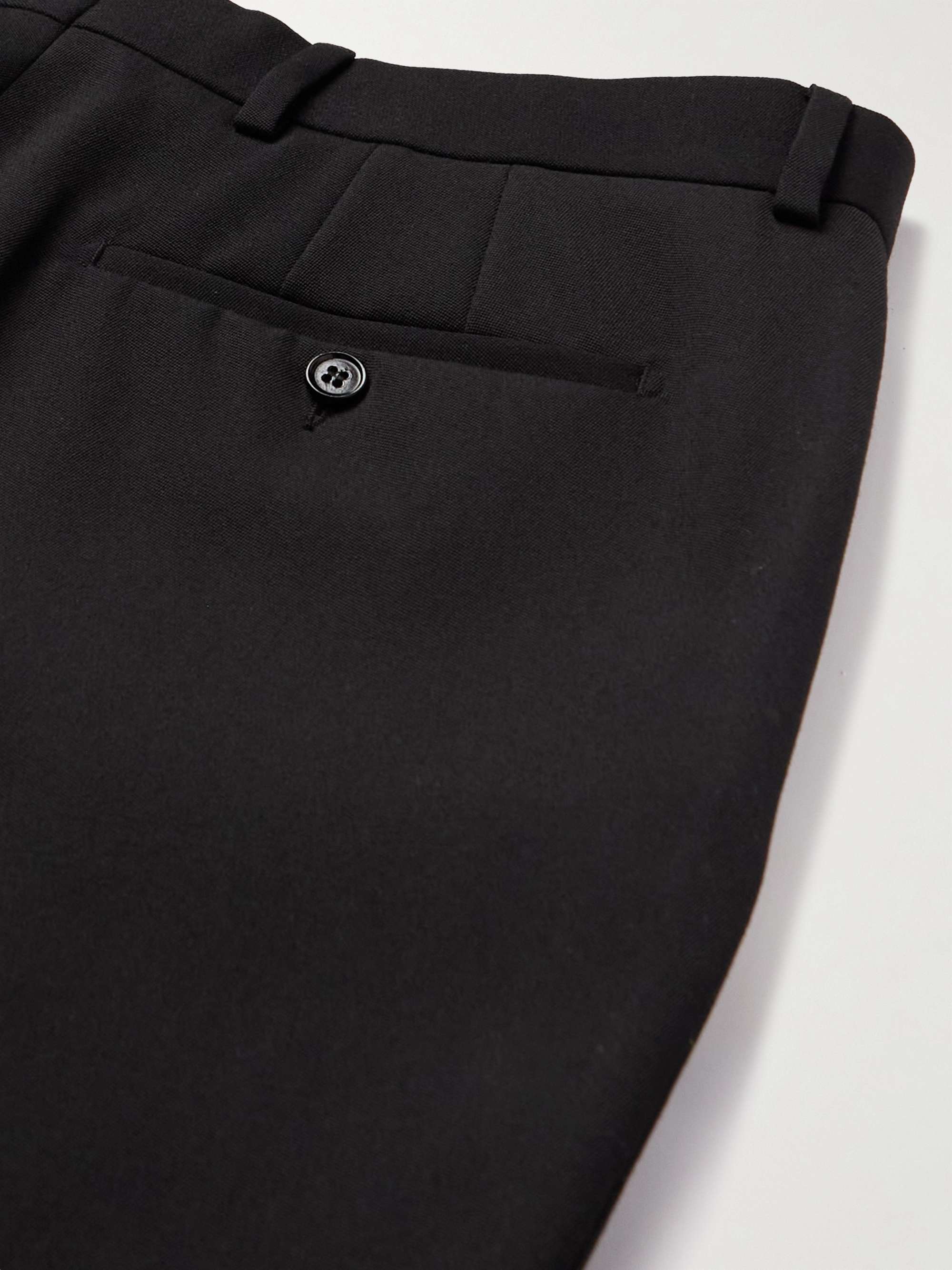 BURBERRY Slim-Fit Tapered Virgin Wool Trousers