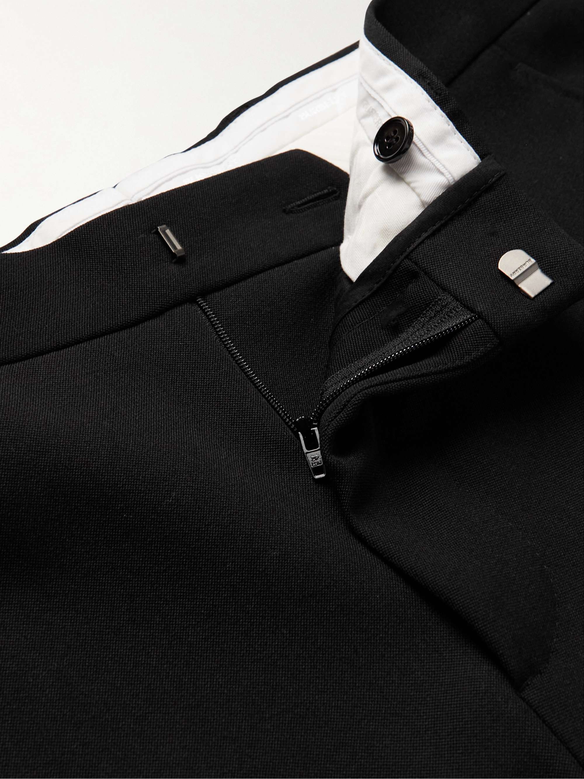 BURBERRY Slim-Fit Tapered Virgin Wool Trousers
