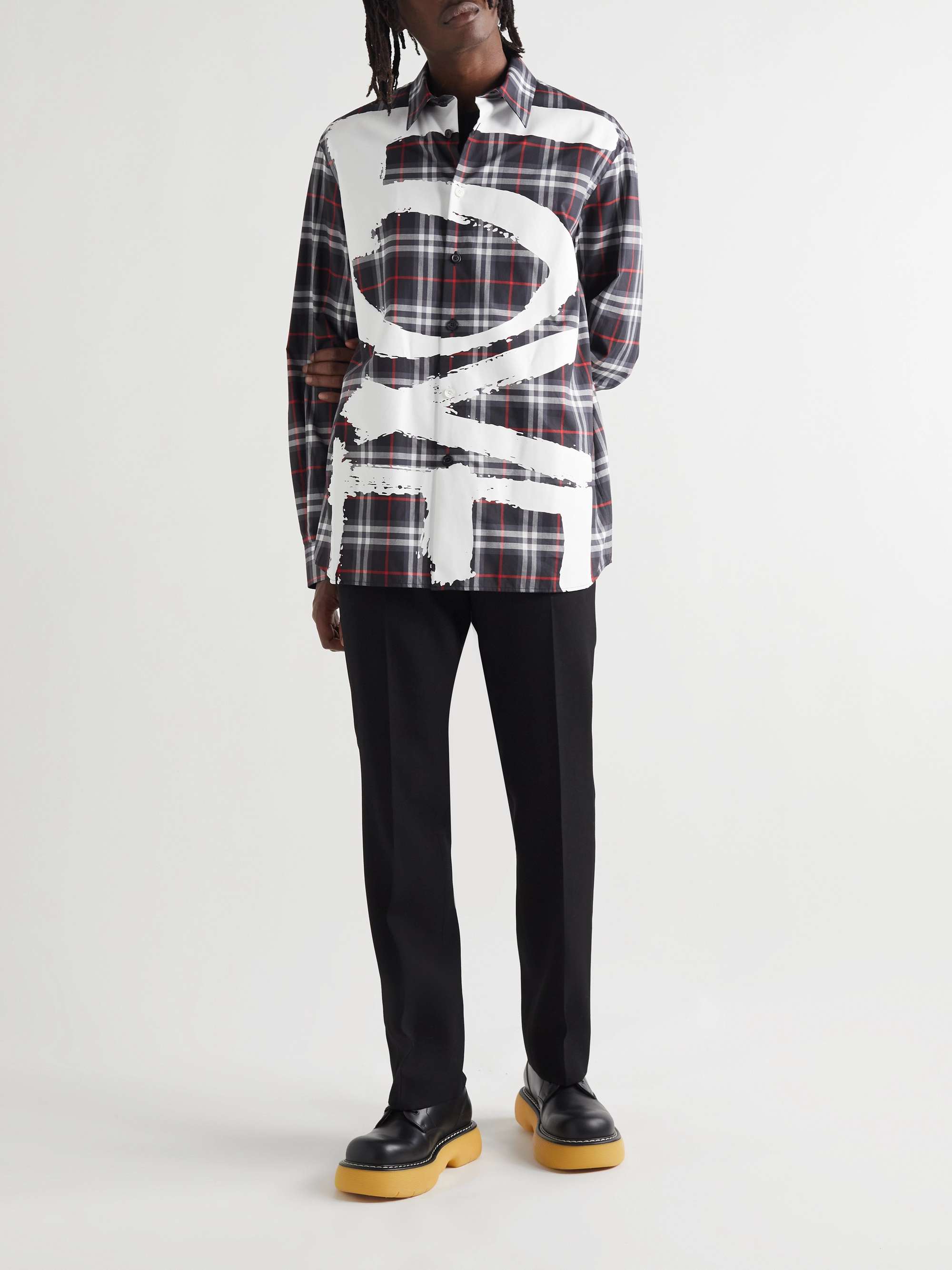BURBERRY Slim-Fit Tapered Virgin Wool Trousers