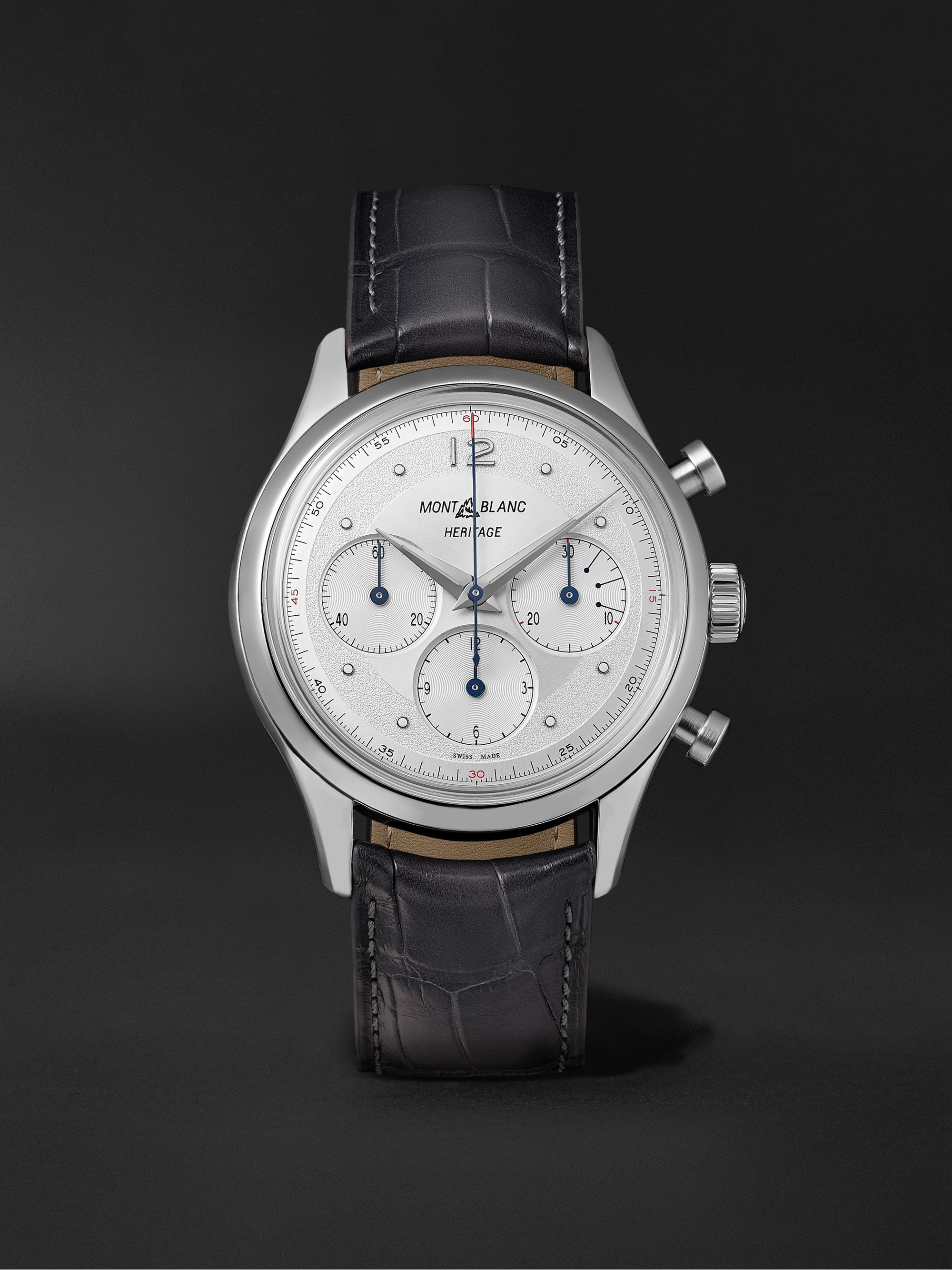 MONTBLANC Heritage Automatic Chronograph 41mm Stainless Steel and ...