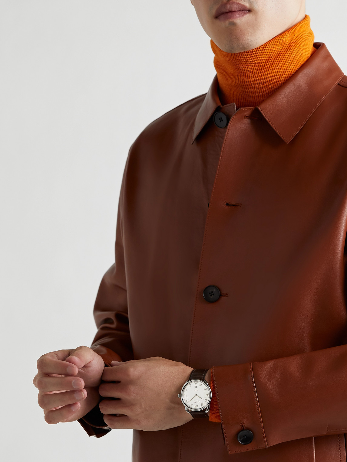 Arceau Automatic Steel Watch, Ref. 055562WW00 — 2