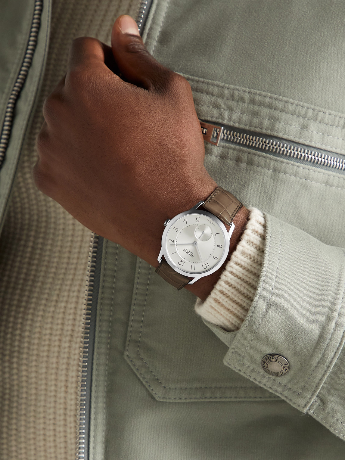 Slim d'Hermès Acier Automatic Stainless Steel Watch, Ref. W045266WW00 — 2