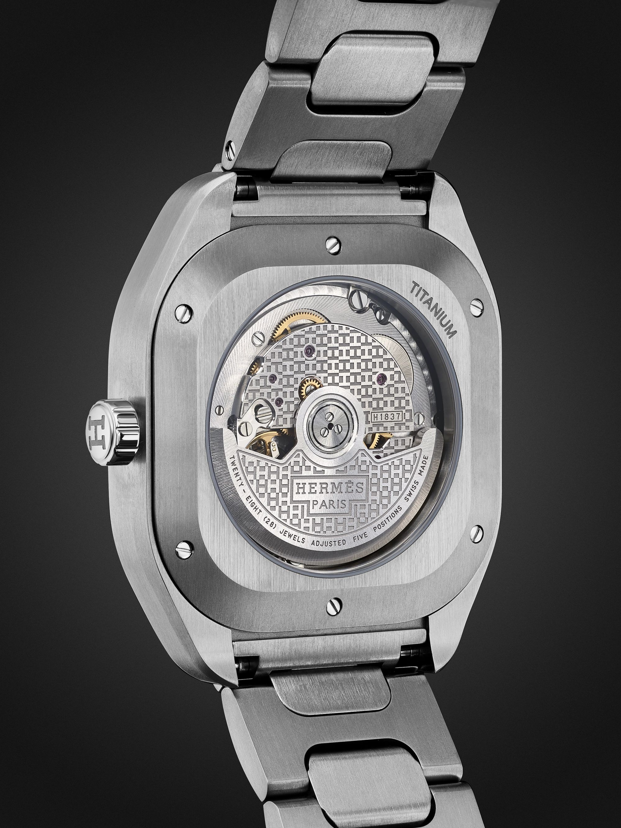 HERMÈS TIMEPIECES H08 Automatic 39mm Titanium Watch, Ref. No. 049427WW00