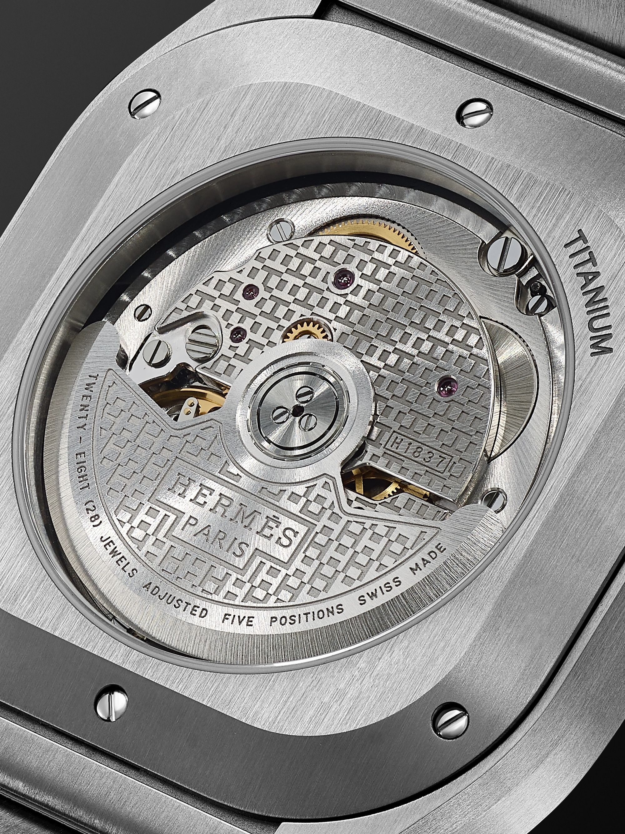 HERMÈS TIMEPIECES H08 Automatic 39mm Titanium Watch, Ref. No. 049427WW00
