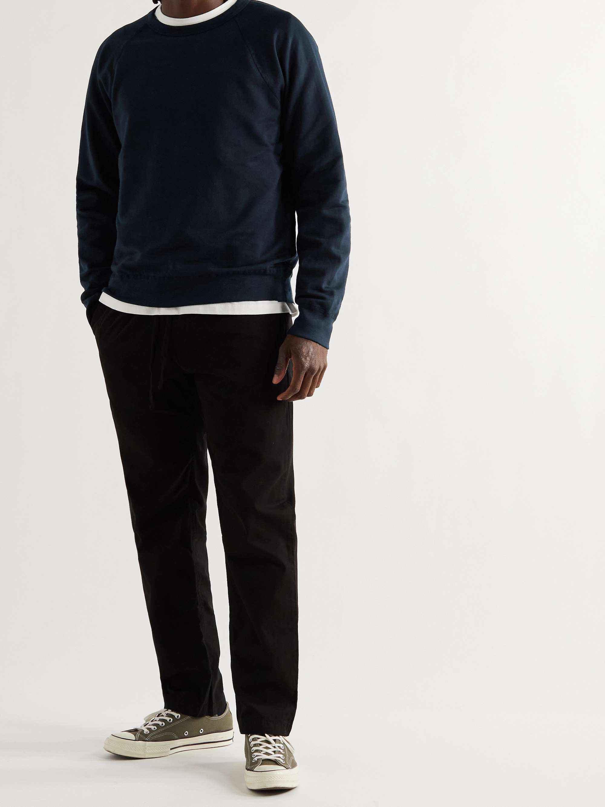 Fleece-Back Supima Cotton-Jersey Sweatshirt