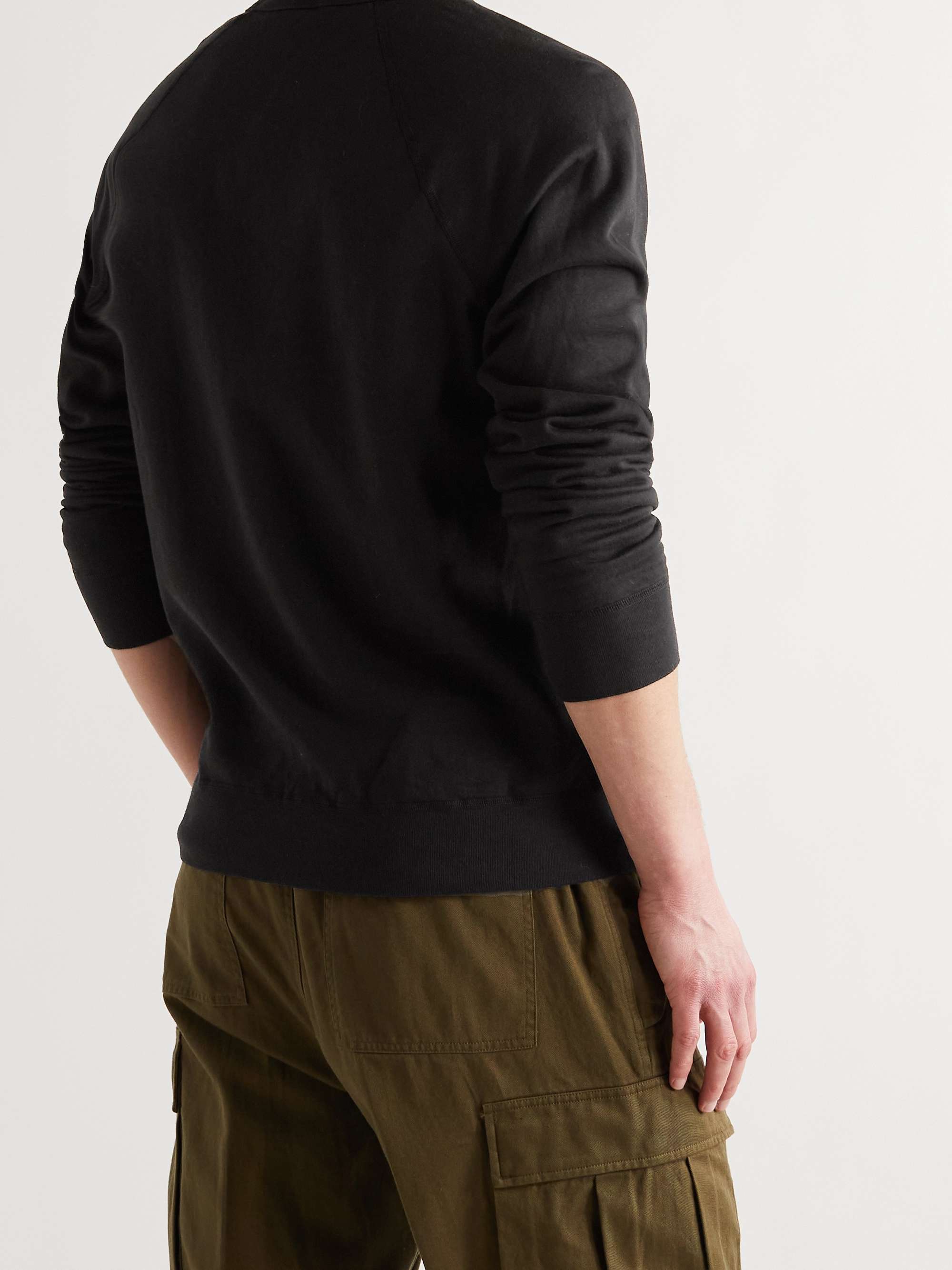 SAVE KHAKI UNITED Fleece-Back Supima Cotton-Jersey Sweatshirt