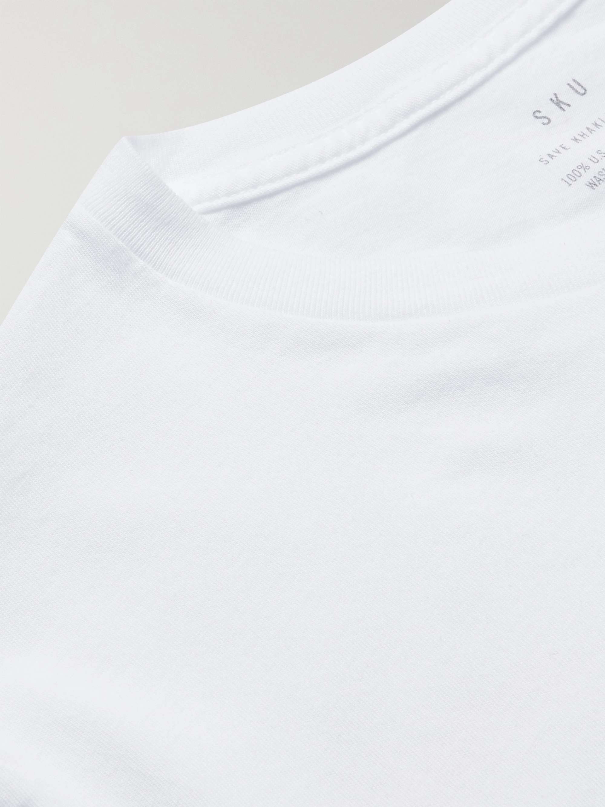 SAVE KHAKI UNITED Supima Cotton-Jersey T-Shirt