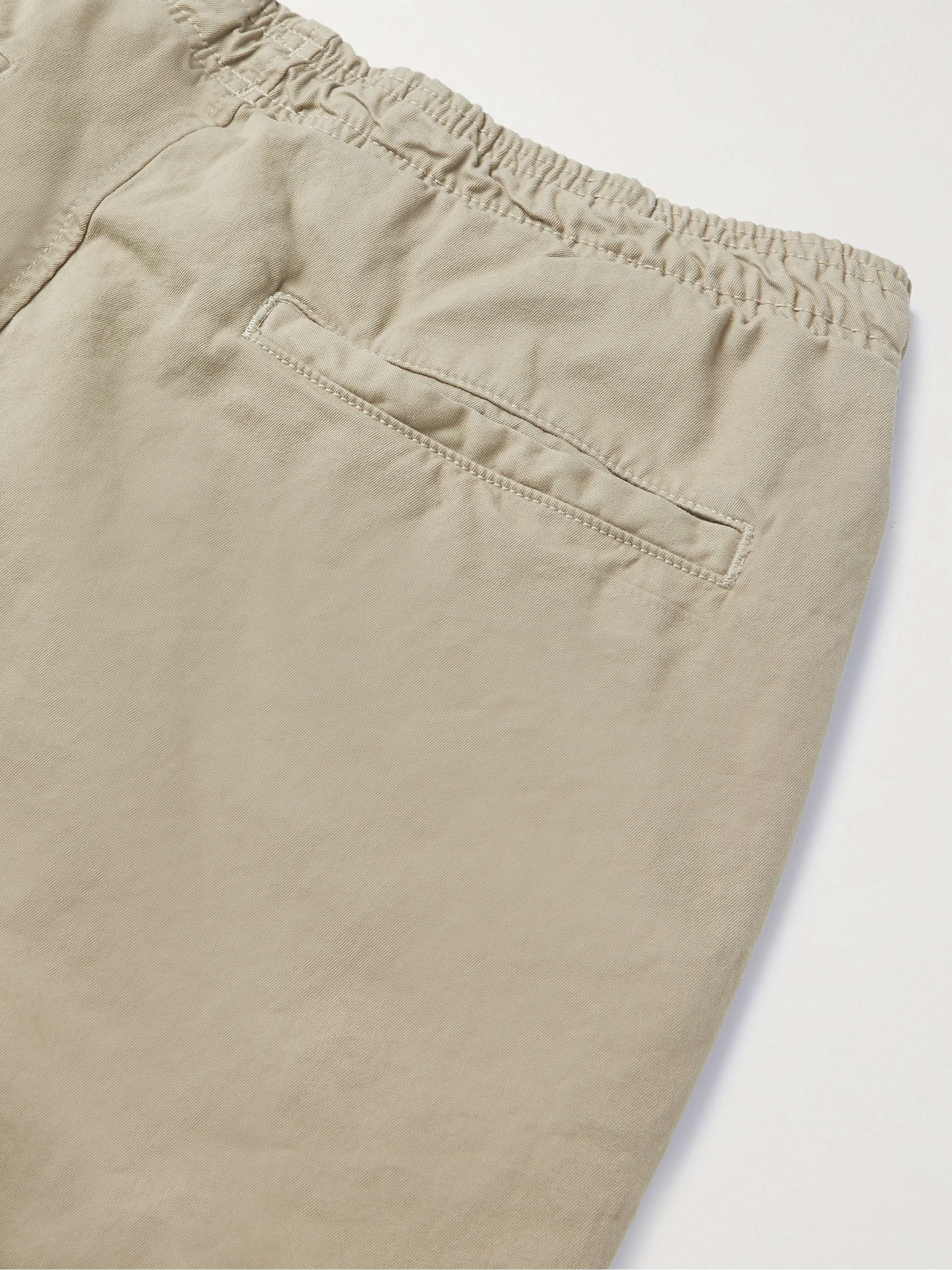 SAVE KHAKI UNITED Straight-Leg Cotton-Twill Drawstring Chinos