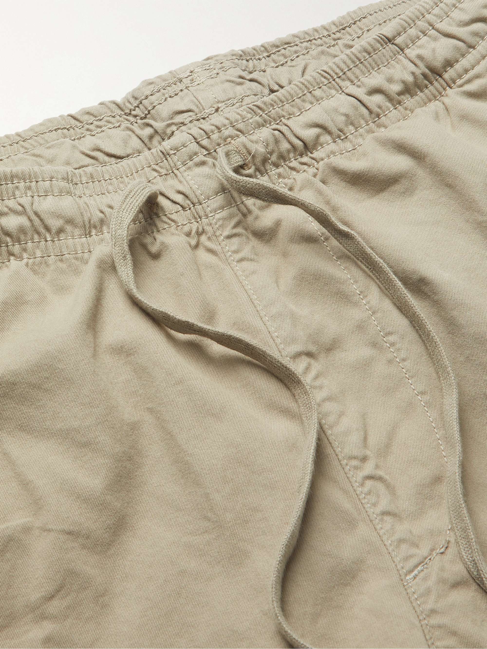 SAVE KHAKI UNITED Straight-Leg Cotton-Twill Drawstring Chinos