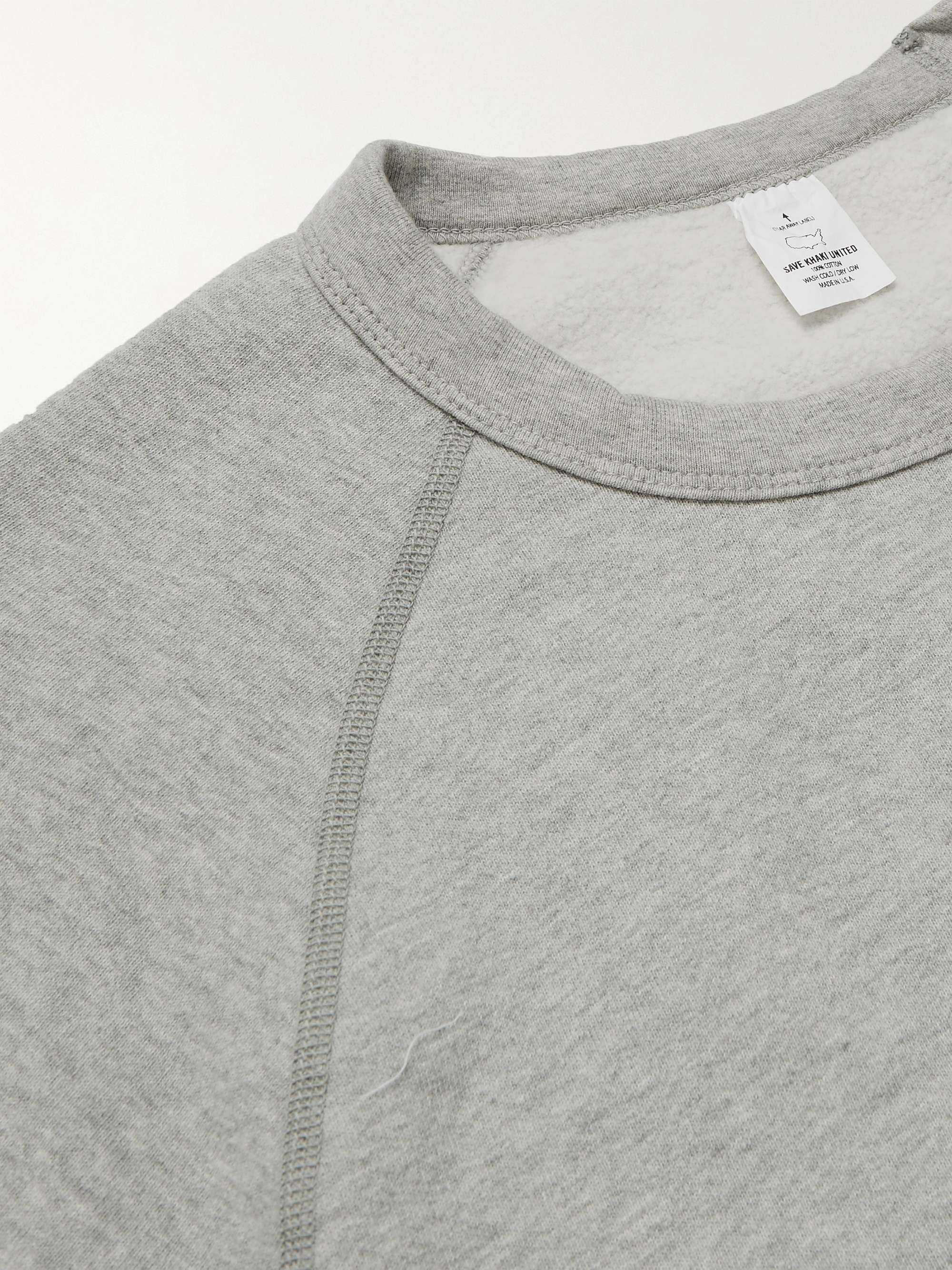 SAVE KHAKI UNITED Cotton-Jersey Sweatshirt
