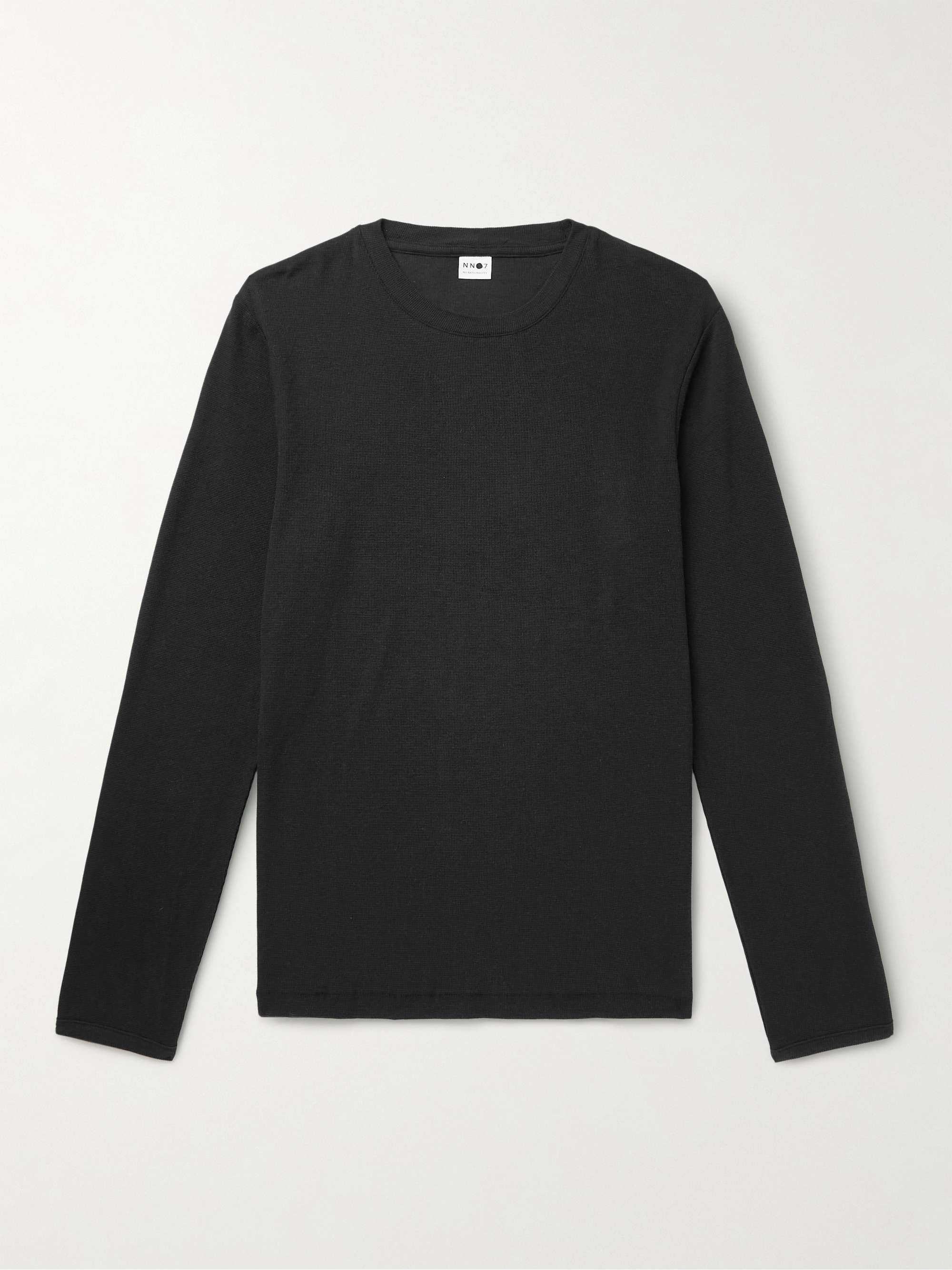 Clive Waffle-Knit Cotton and Modal-Blend T-Shirt