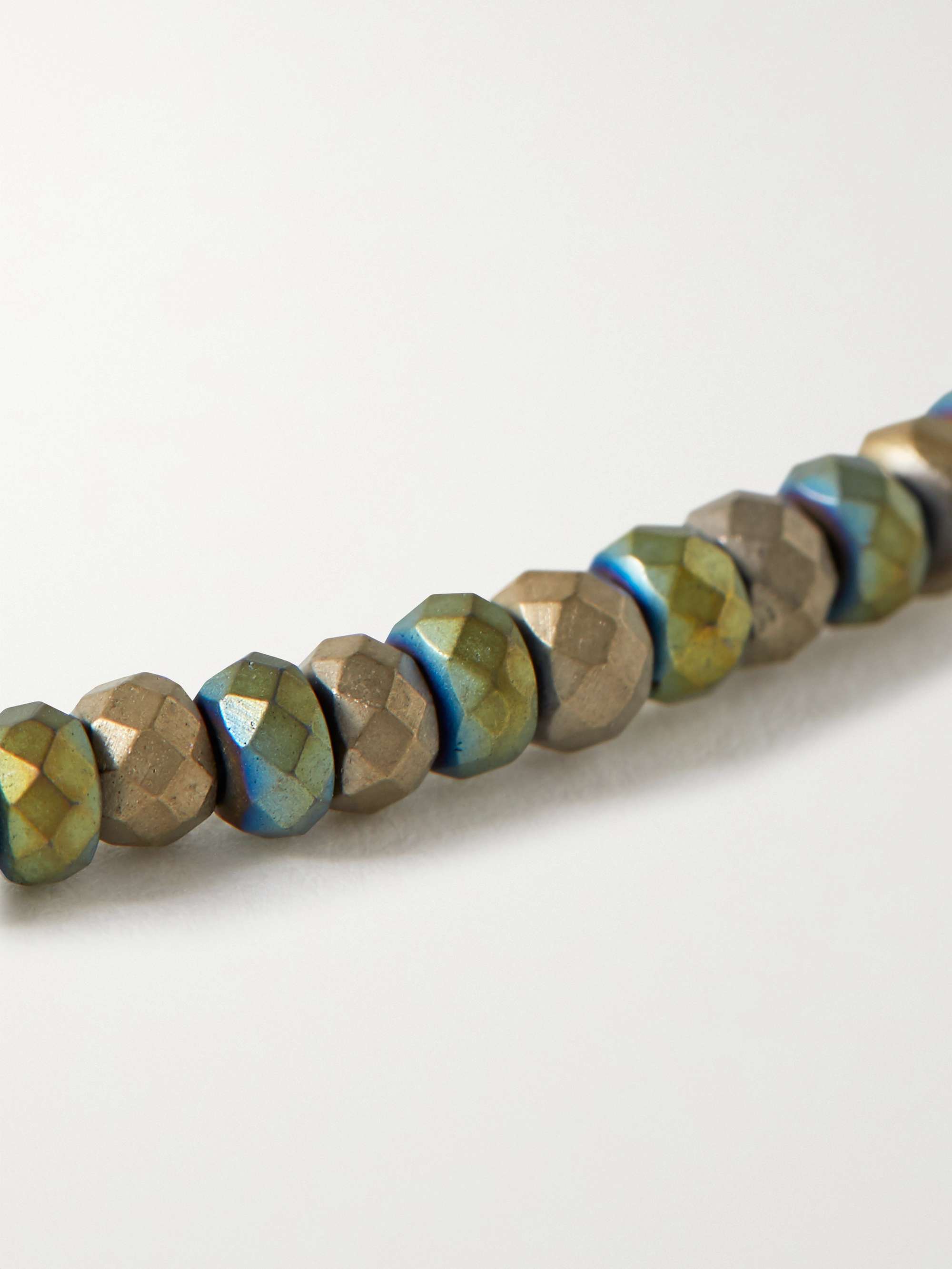 LUIS MORAIS 14-Karat Gold Beaded Bracelet