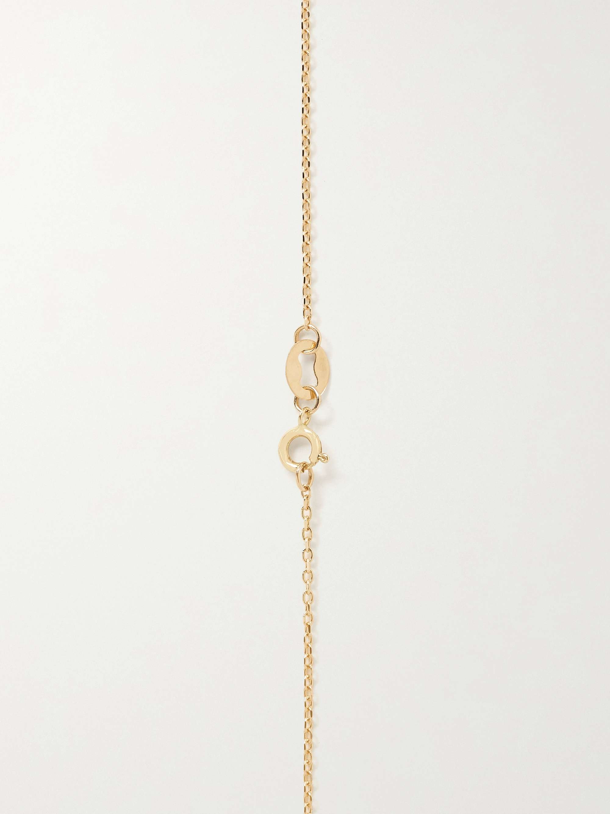 LUIS MORAIS Turquoise, Chrysoprase and 14-Karat Gold Necklace