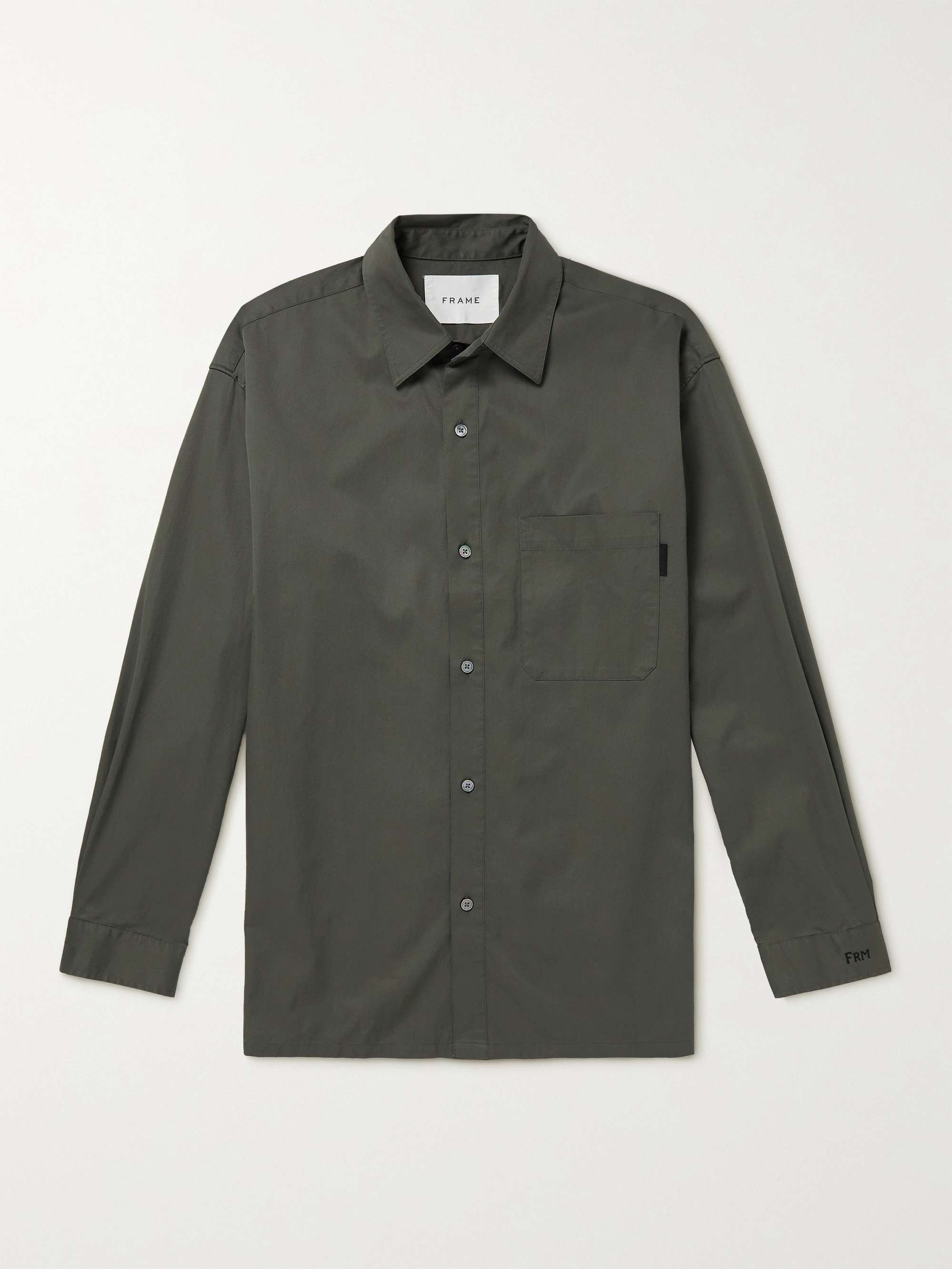 FRAME Cotton-Poplin Shirt