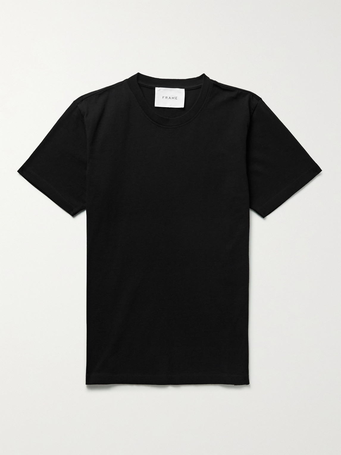 Frame Logo T-shirt Noir Cotton