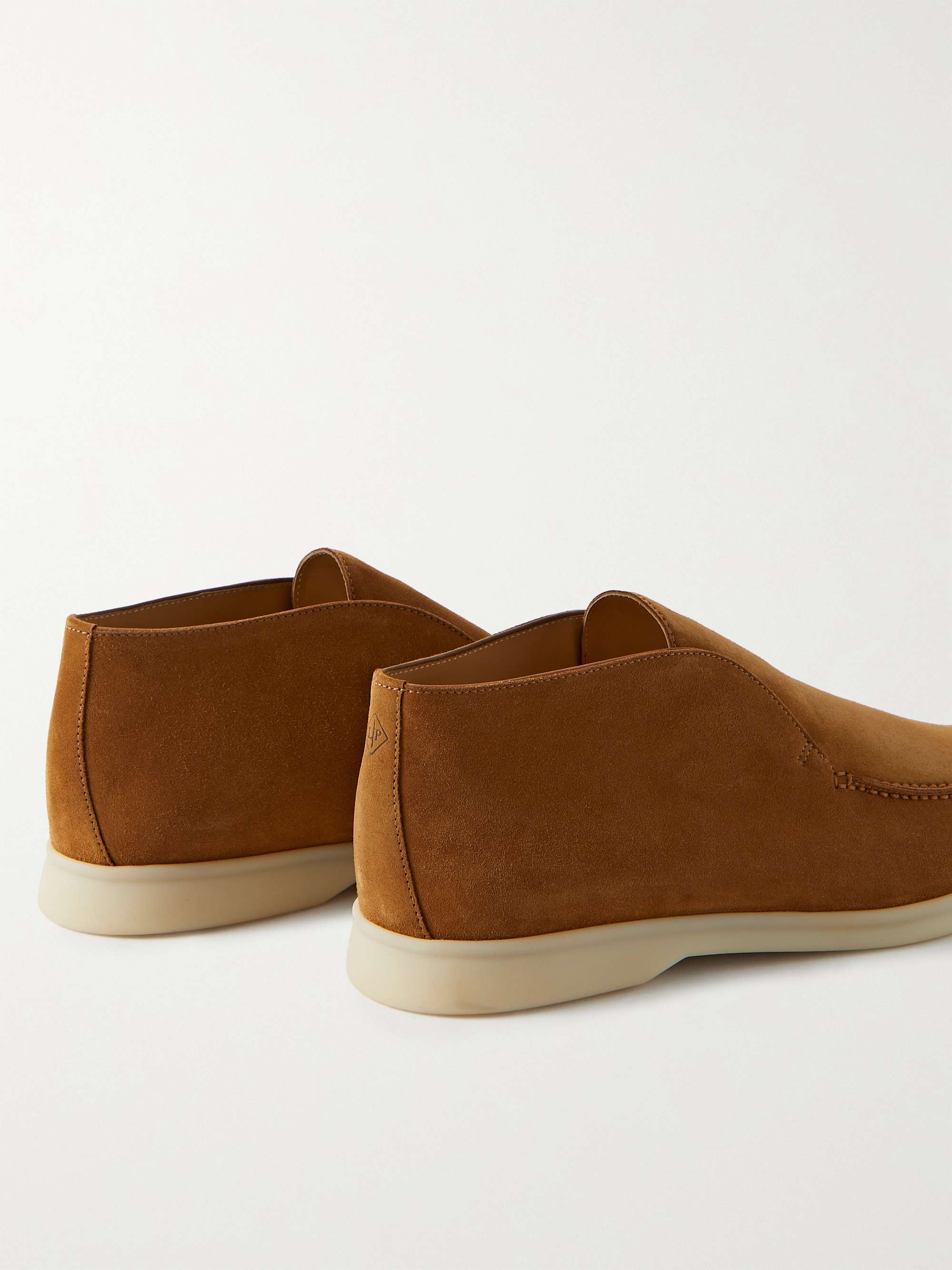 LORO PIANA Open Walk Suede Boots