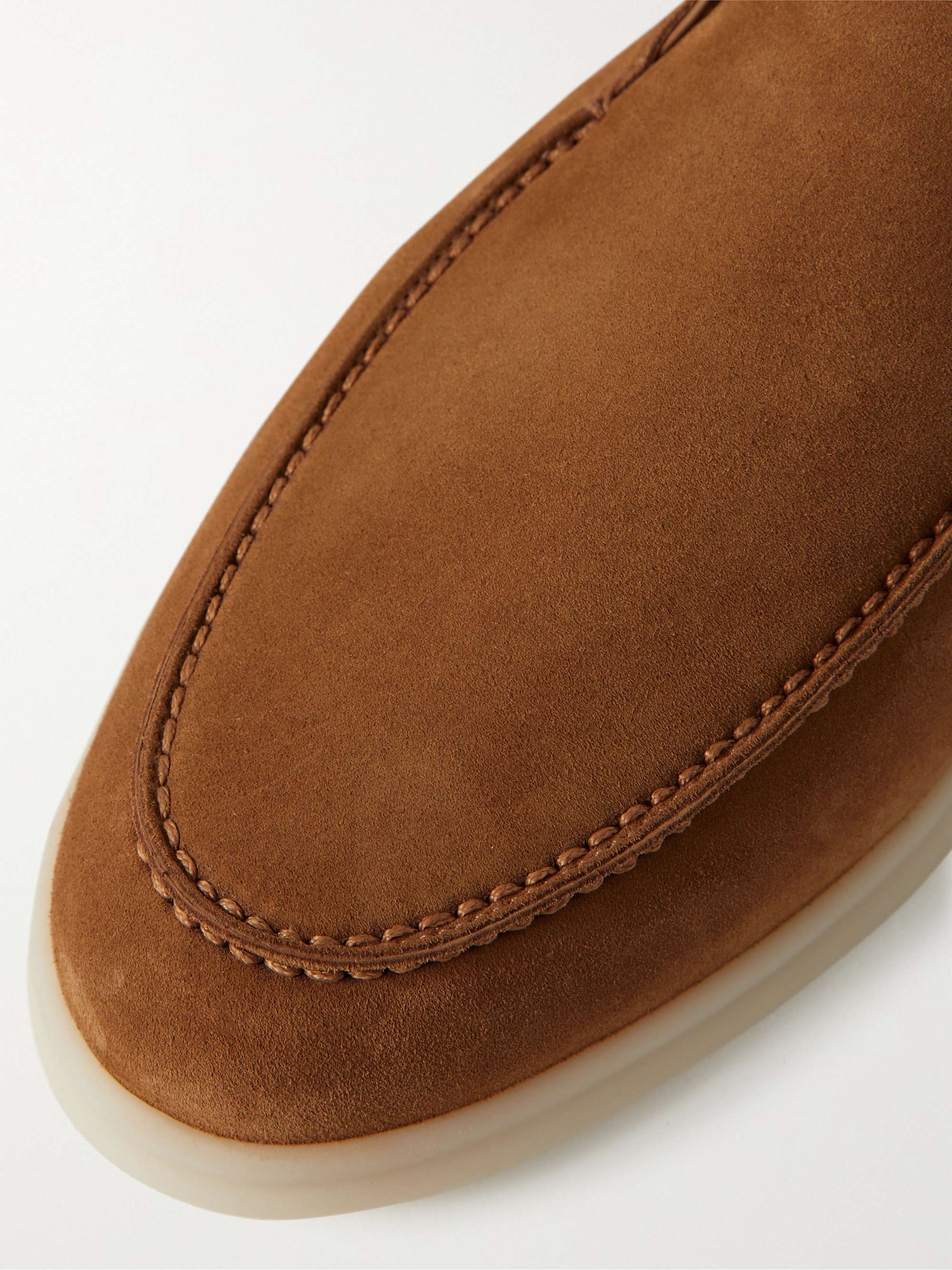 LORO PIANA Open Walk Suede Boots