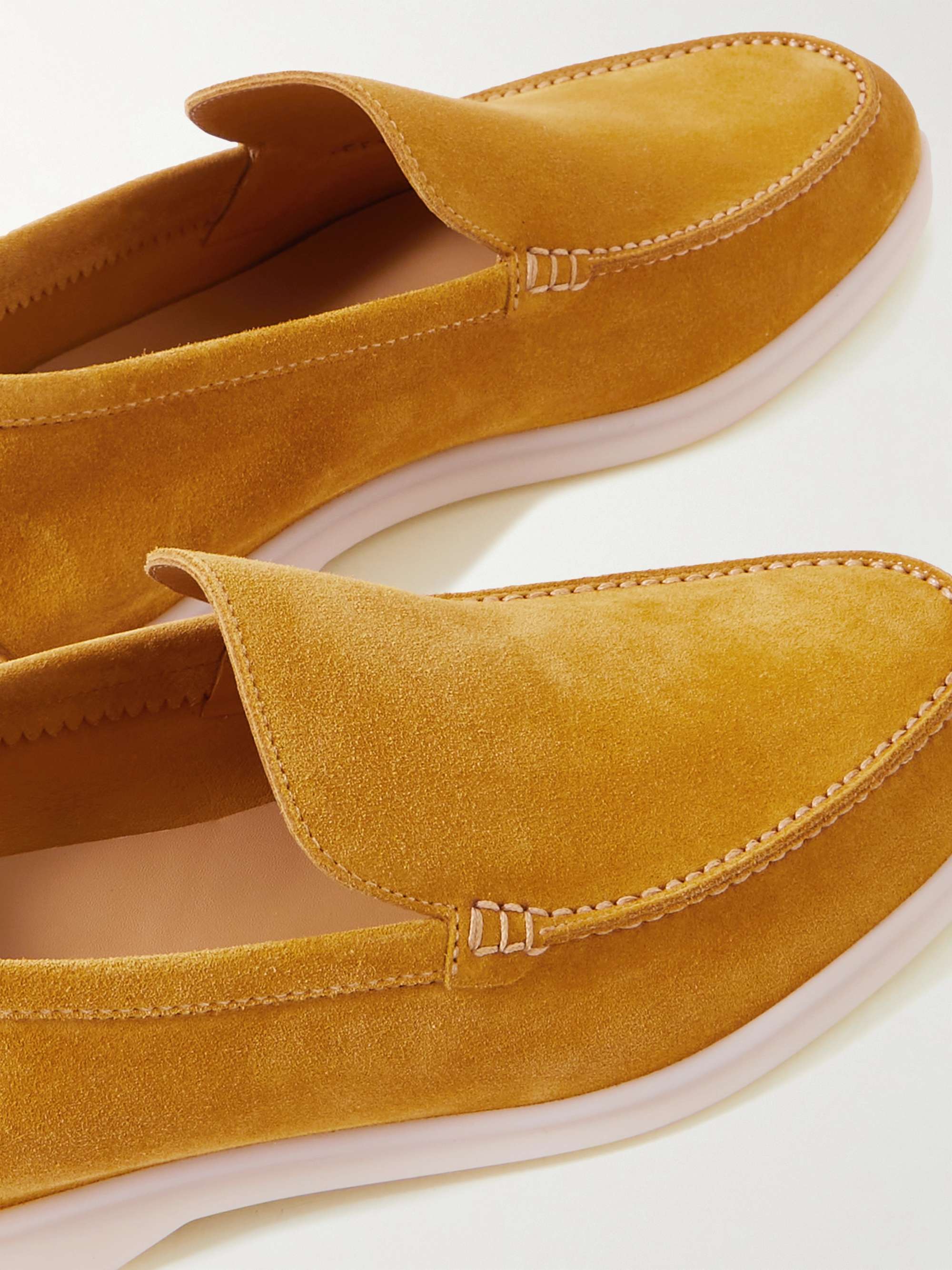 LORO PIANA Summer Walk Suede Loafers