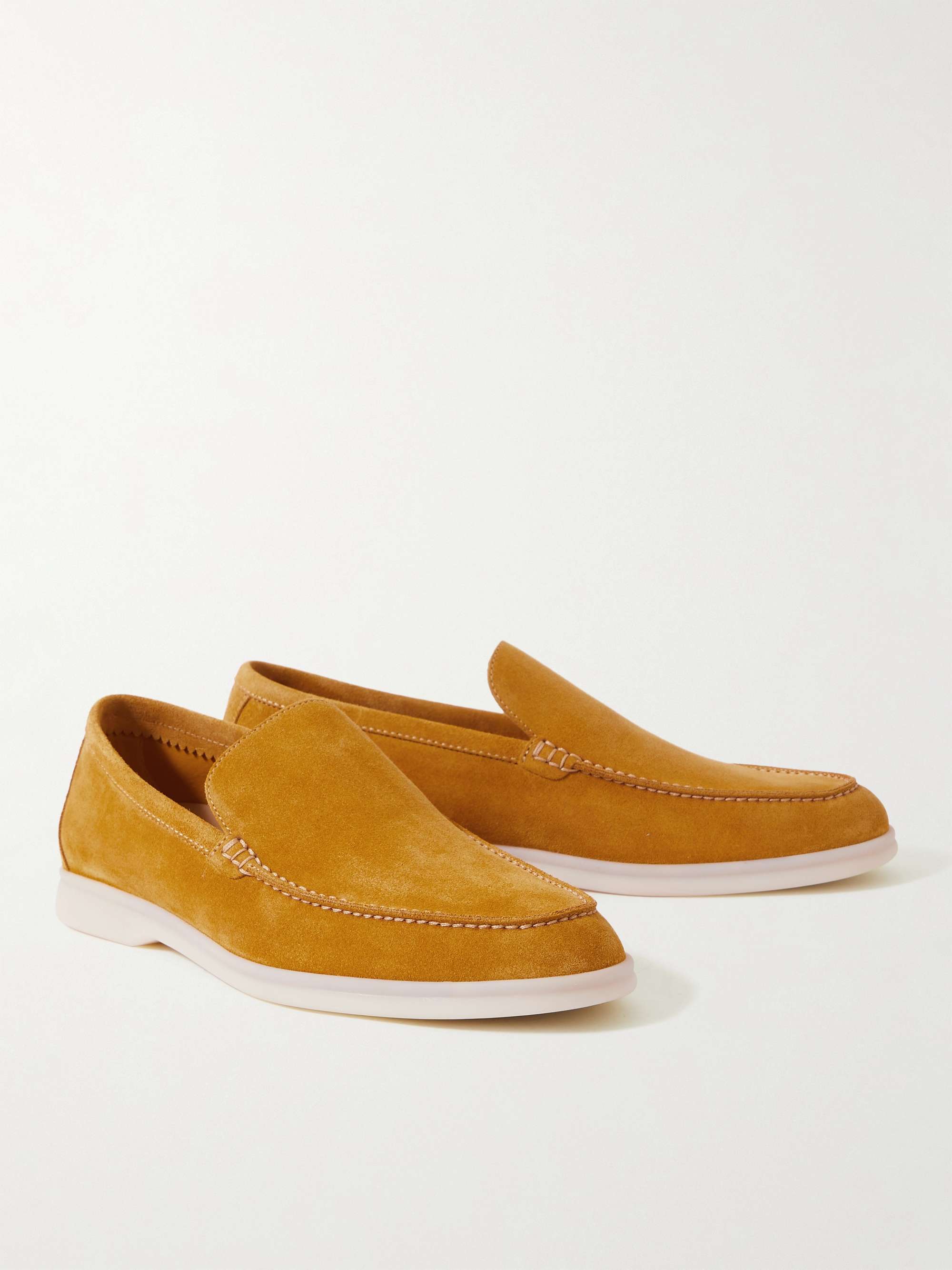 LORO PIANA Summer Walk Suede Loafers