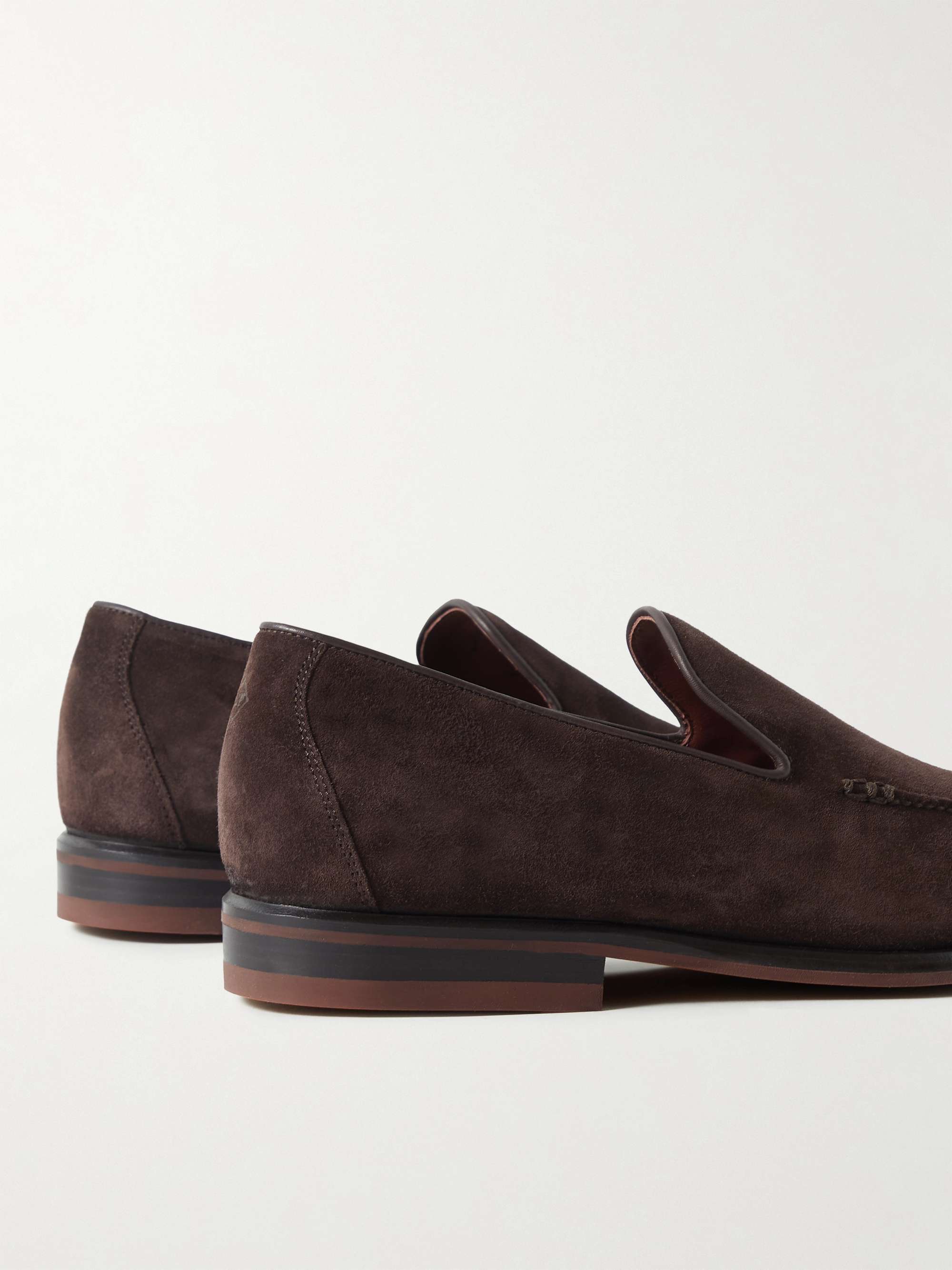 LORO PIANA City Suede Loafers