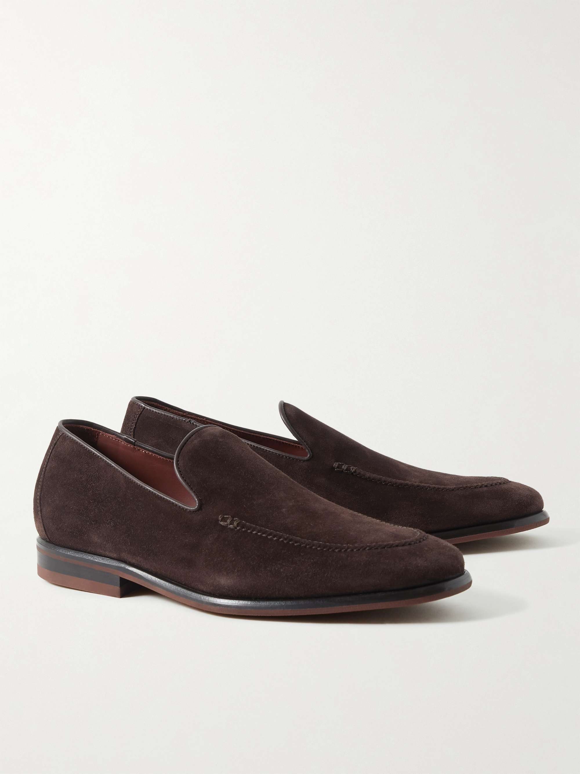 LORO PIANA City Suede Loafers