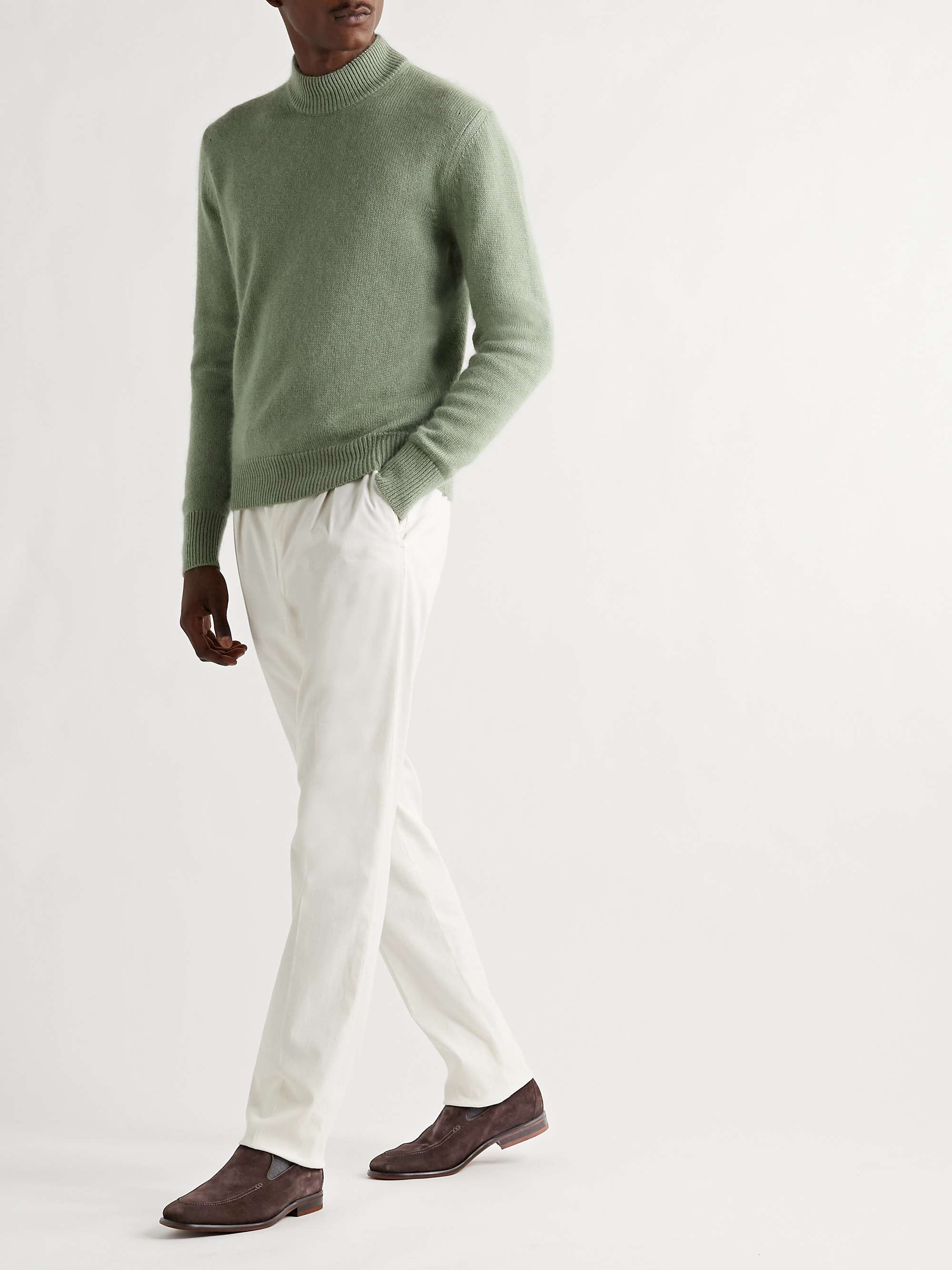 LORO PIANA City Suede Loafers