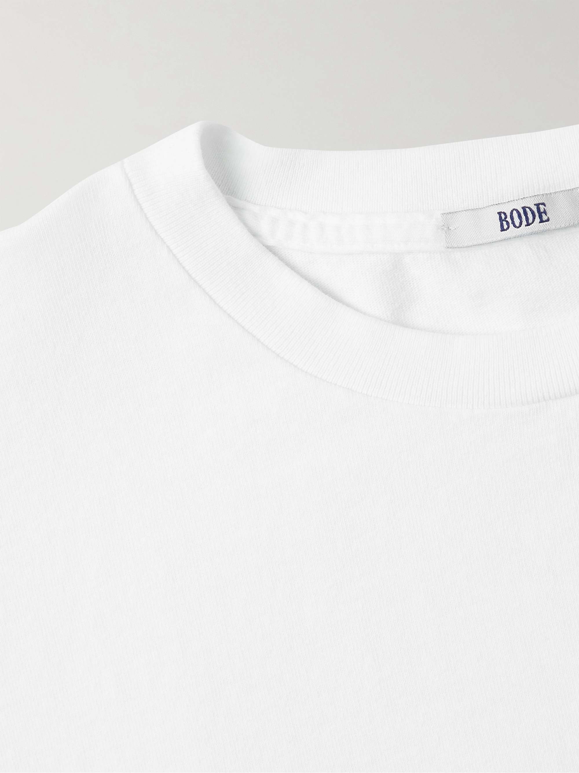 BODE Embroidered Cotton-Jersey T-Shirt