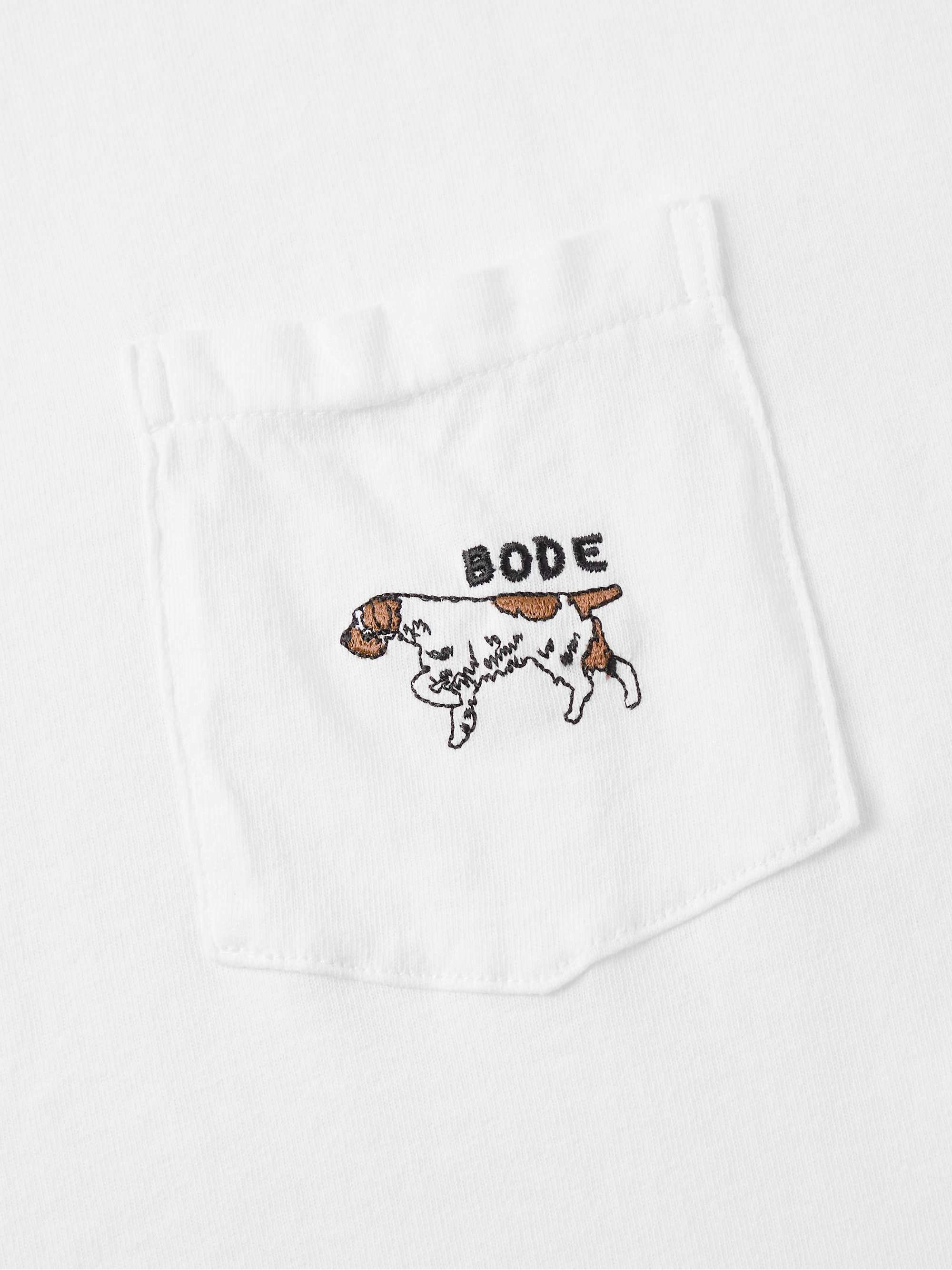 BODE Embroidered Cotton-Jersey T-Shirt