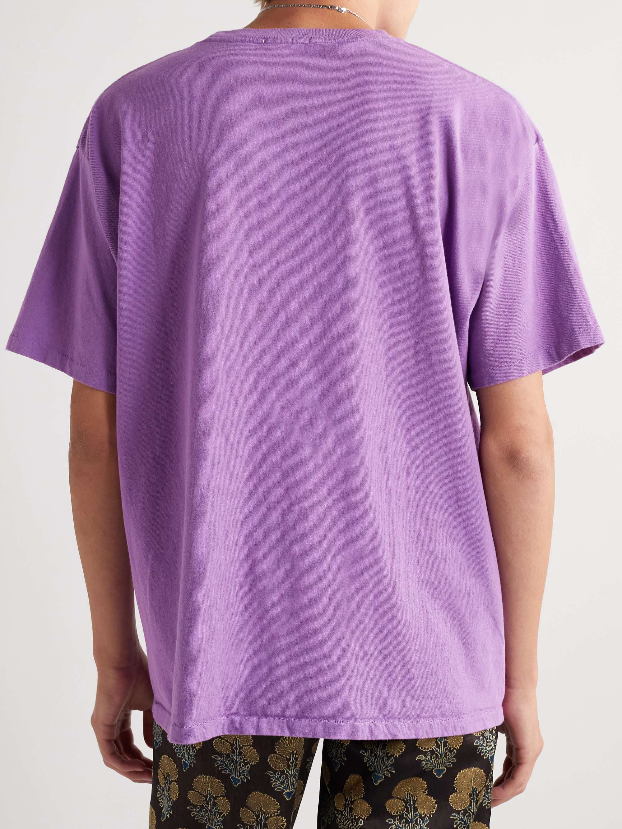 BODE Embroidered Cotton-Jersey T-Shirt for Men | MR PORTER