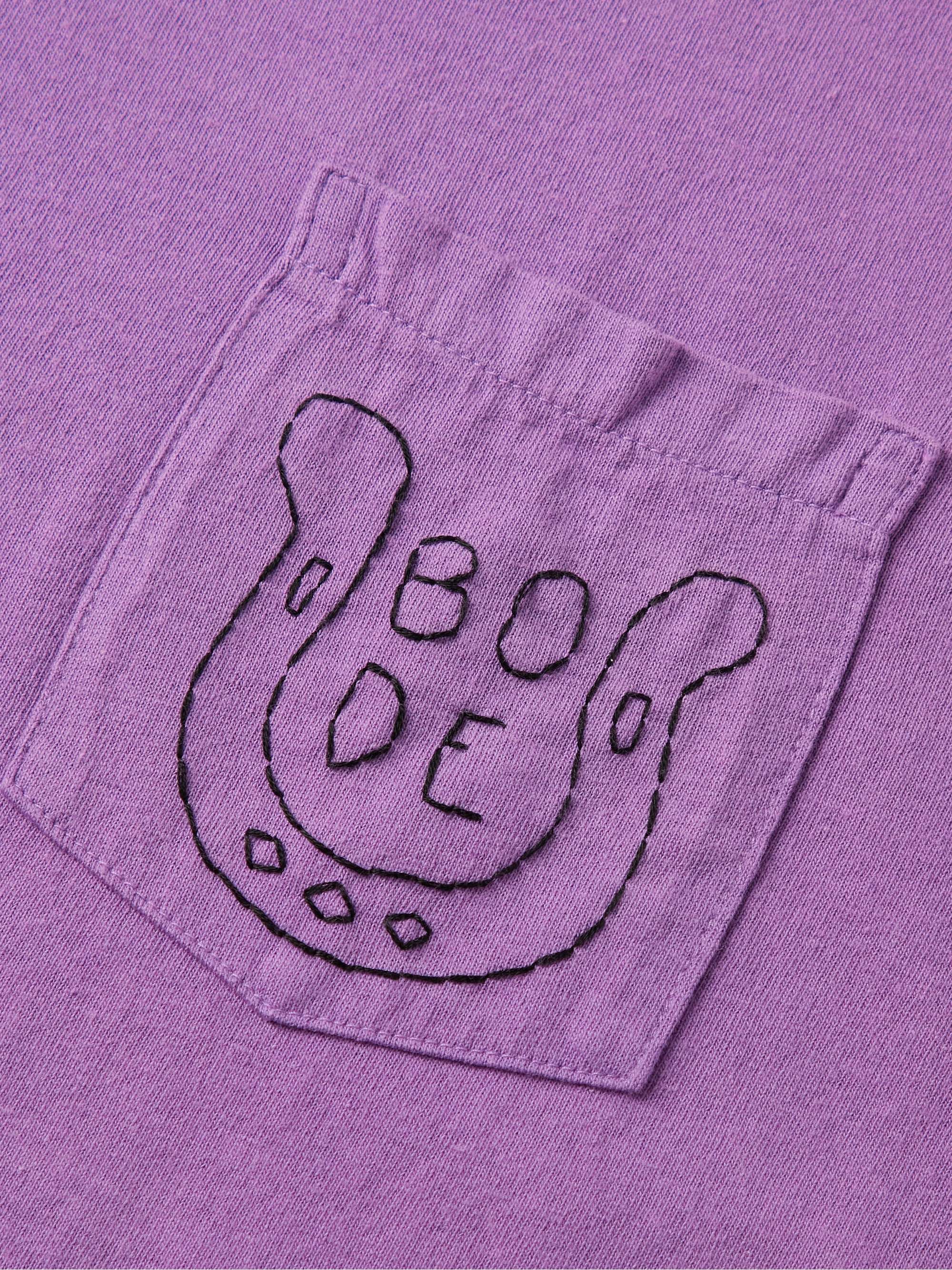 BODE Embroidered Cotton-Jersey T-Shirt