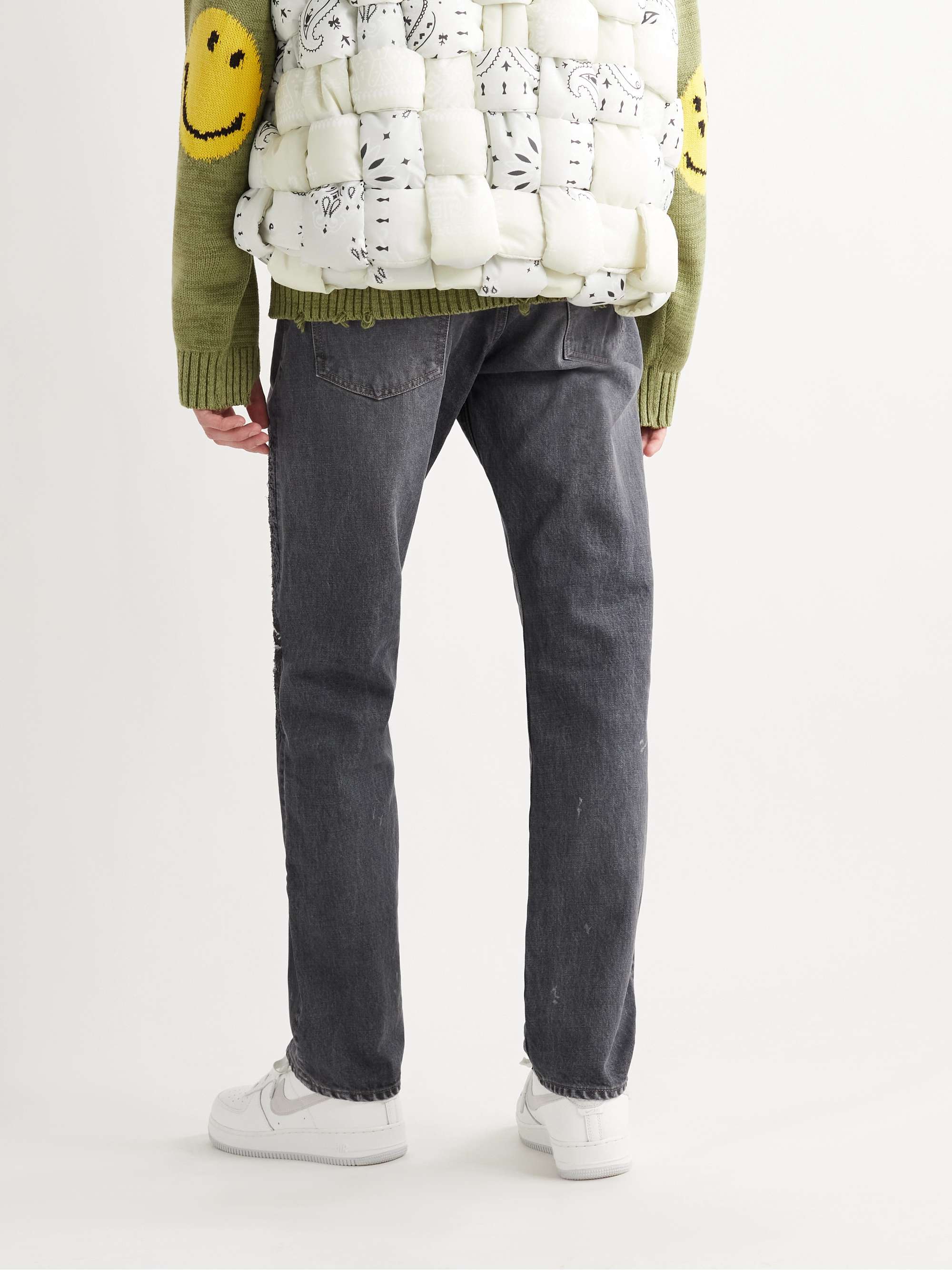 KAPITAL Monkey CISCO Distressed Denim Jeans