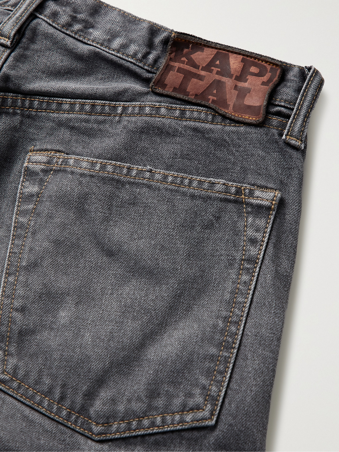 KAPITAL MONKEY CISCO DISTRESSED DENIM JEANS