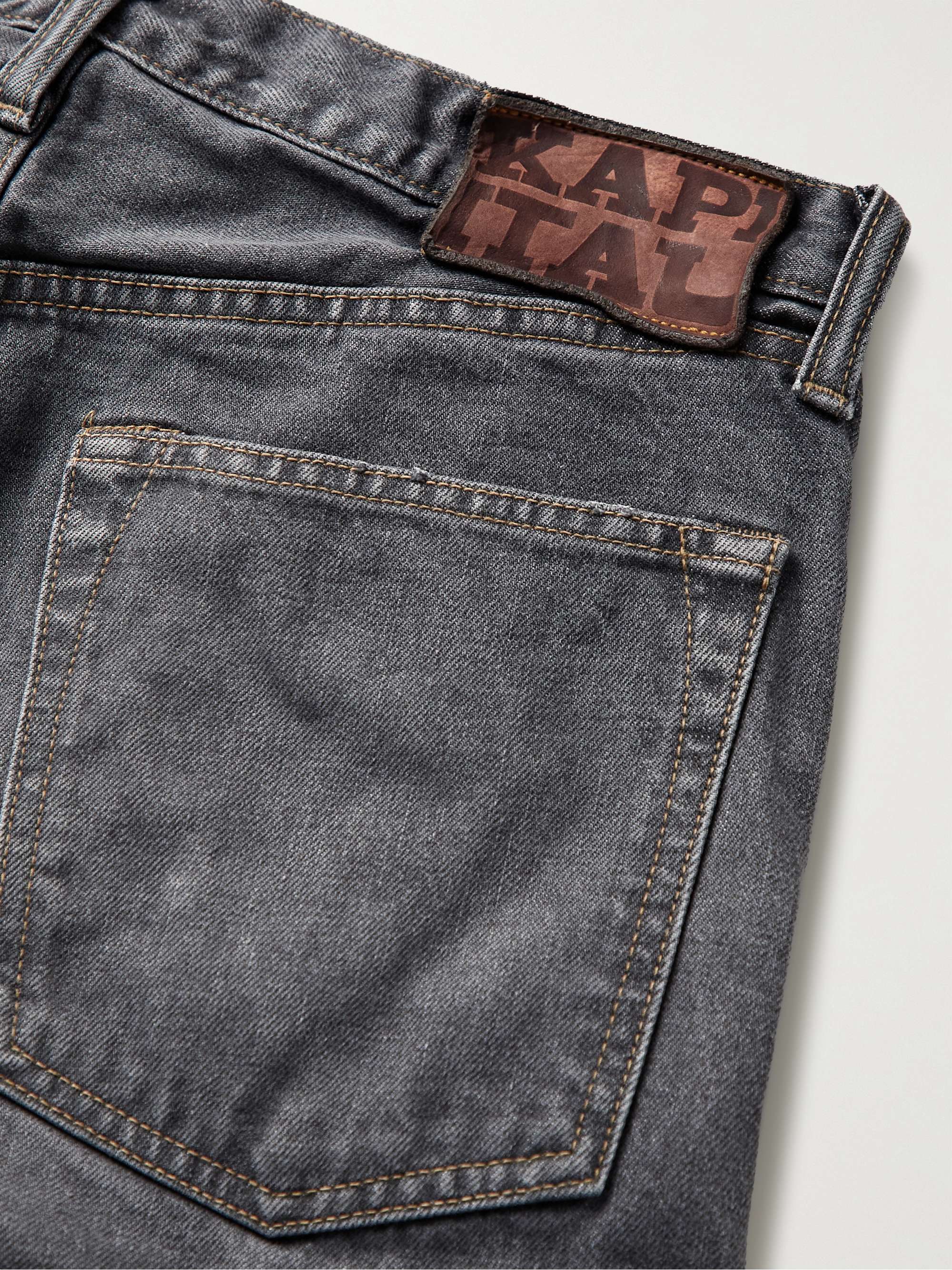 KAPITAL Monkey CISCO Distressed Denim Jeans