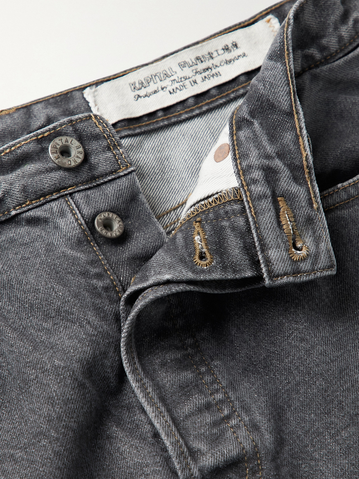 KAPITAL MONKEY CISCO DISTRESSED DENIM JEANS