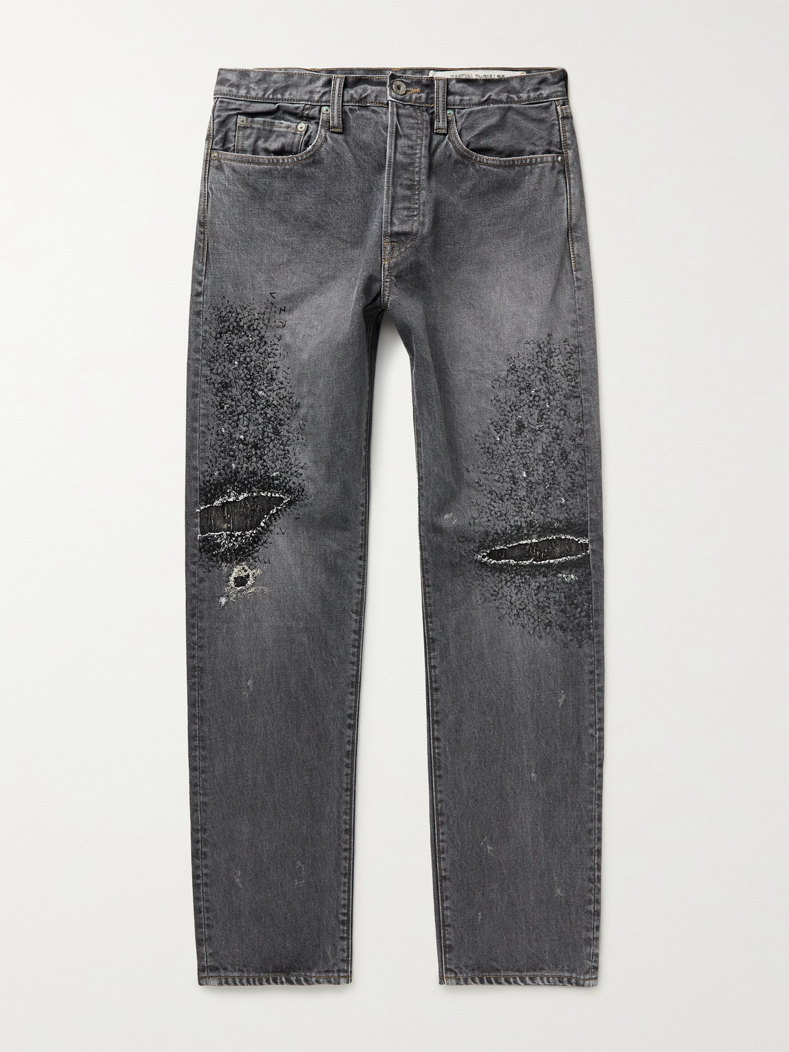 KAPITAL Monkey CISCO Distressed Denim Jeans - Men