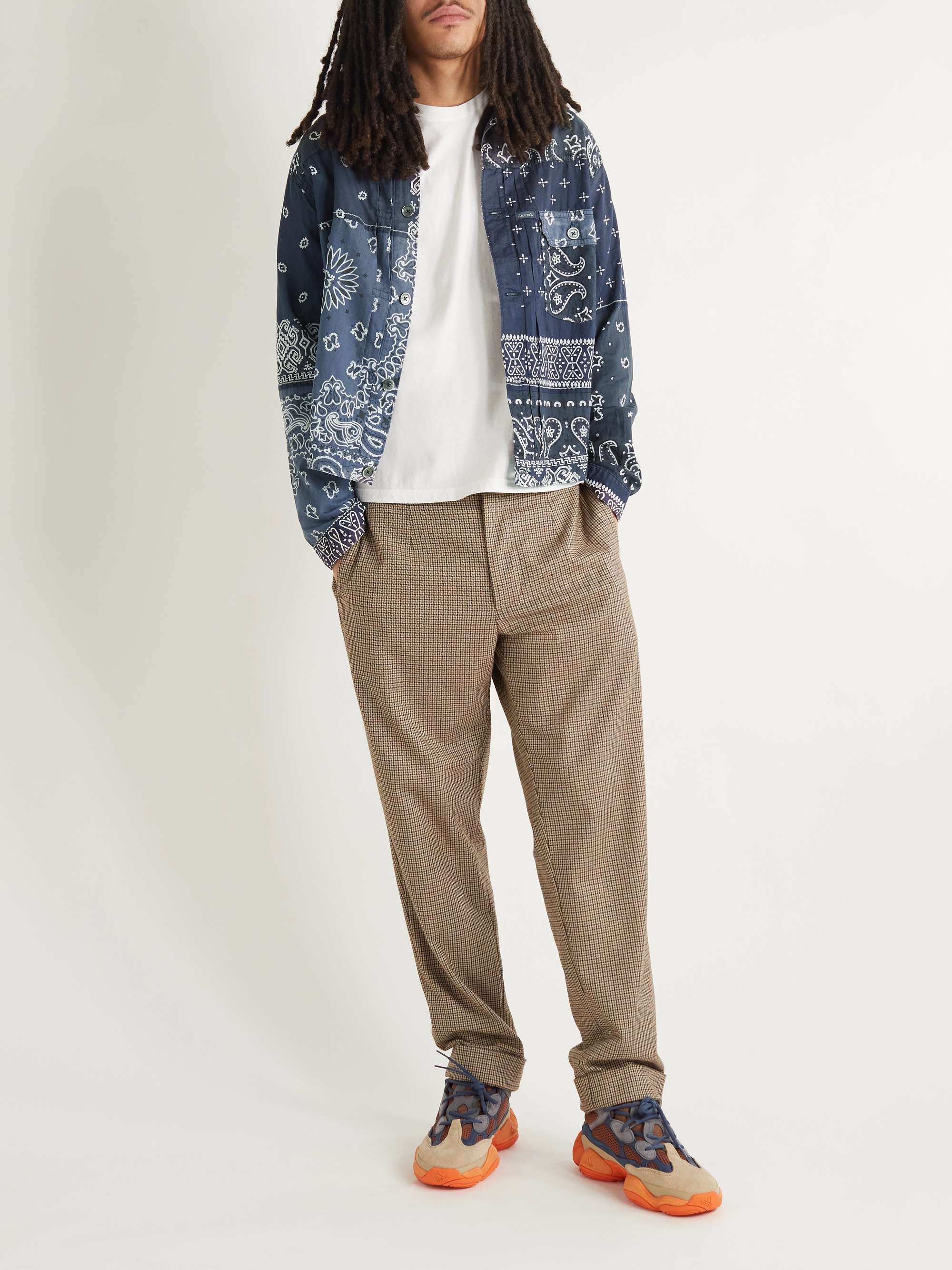KAPITAL Patchwork Bandana-Print Cotton Jacket